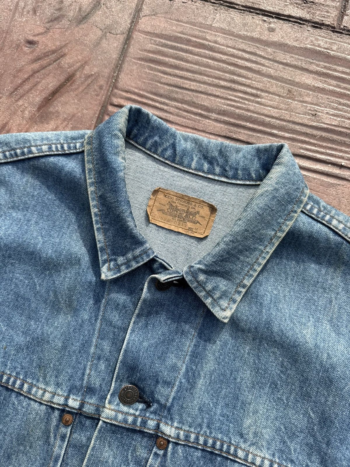 Levi's 1980’s Levi’s 70626-0217 Orange Tab Type 2 Trucker Jacket Size US L / EU 52-54 / 3 - 4 Thumbnail