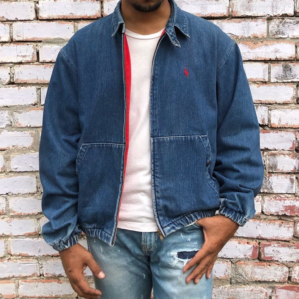 Ralph lauren vintage denim jacket on sale