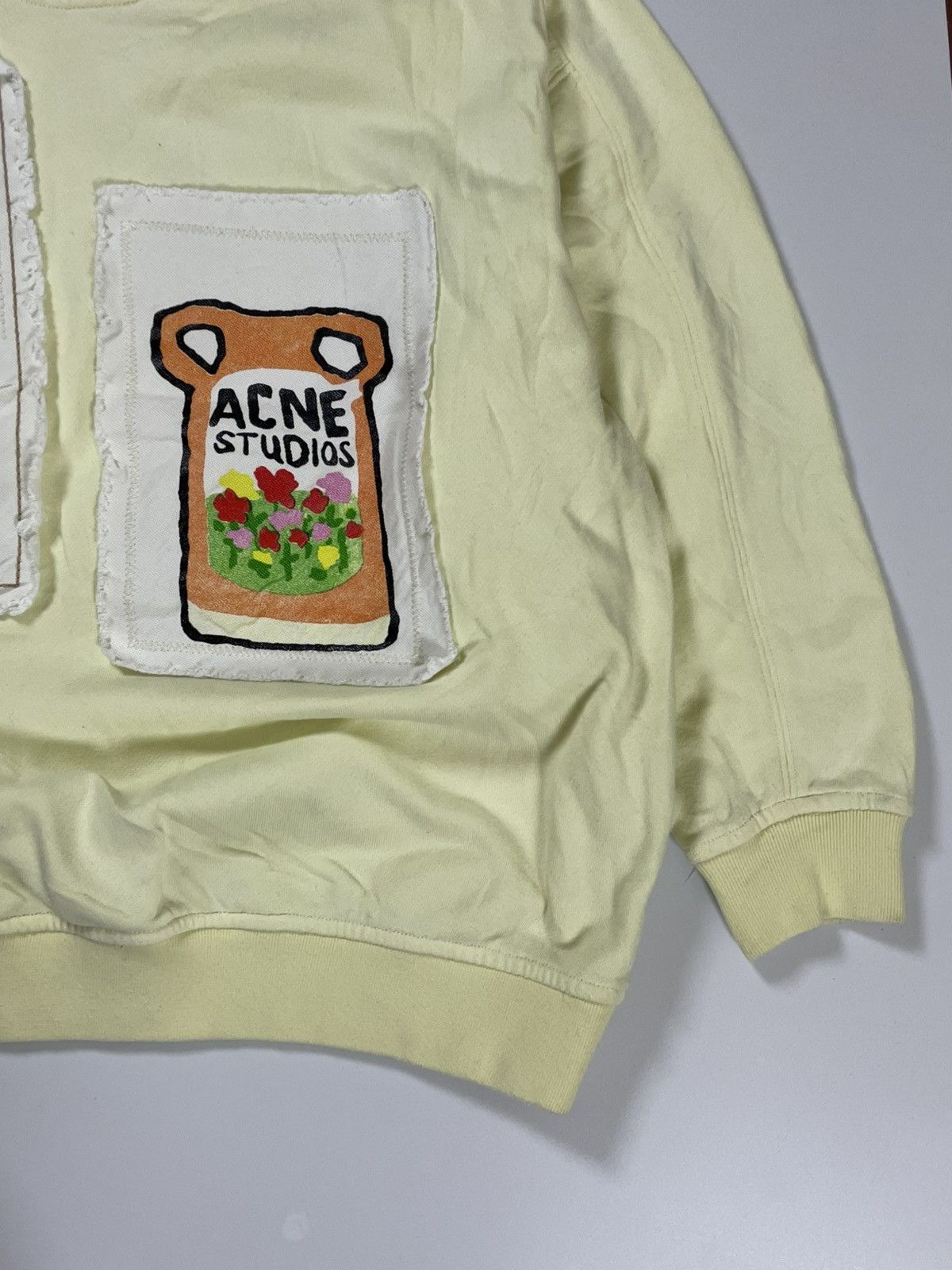 Acne Studios ACNE STUDIOS GRANT LEVY LUCERO STITCHED PATCHES SWEATSHIRT Size S / US 4 / IT 40 - 5 Thumbnail