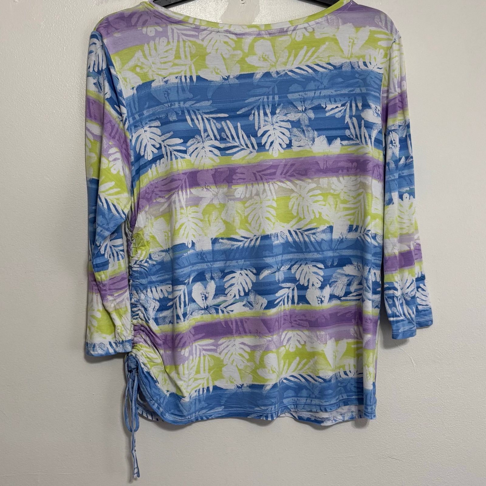 Other Ruby Rd Favorites Palm Leaf Print Top Size XL Size XL / US 12-14 / IT 48-50 - 2 Thumbnail