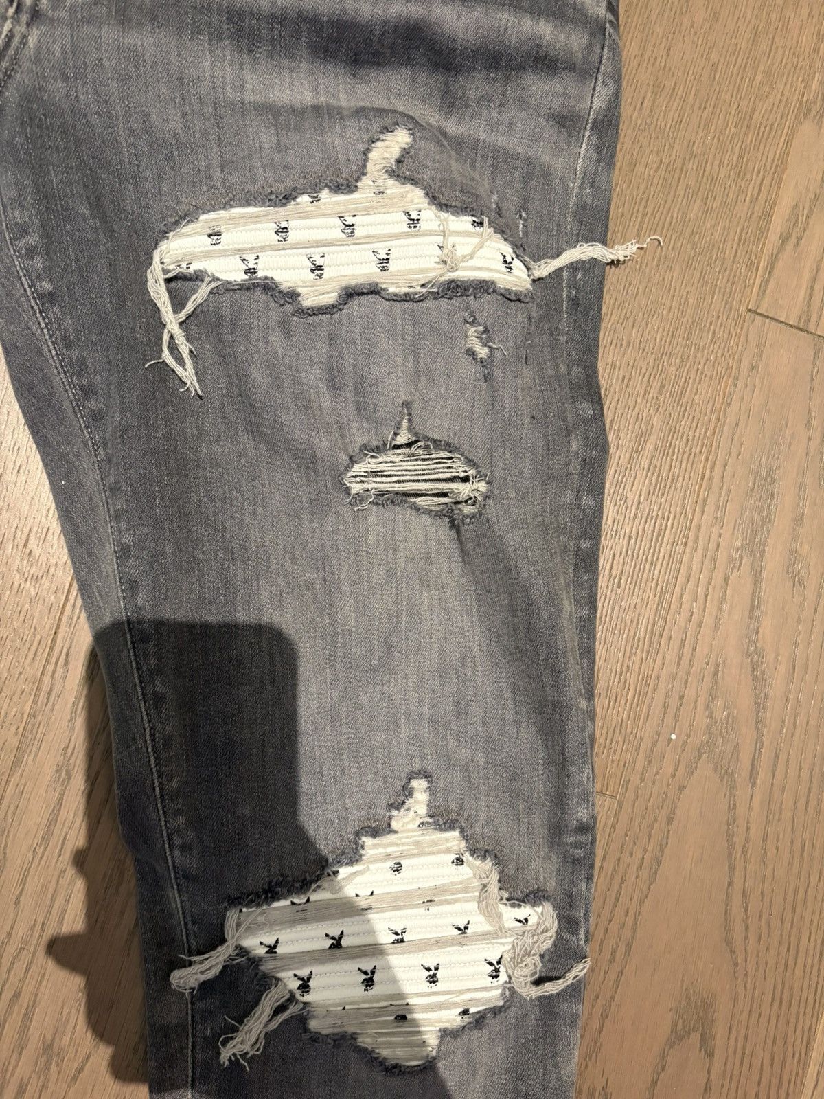 Amiri Amiri Playboy MX1 Grey Jeans Size US 36 / EU 52 - 3 Thumbnail