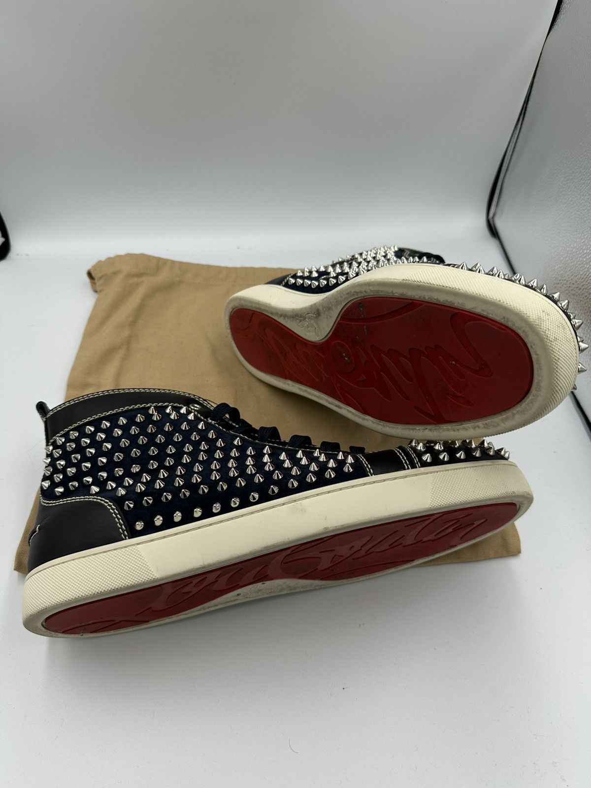 Christian Louboutin Christian Louboutin Spikes High Top Size US 14 / EU 47 - 4 Thumbnail