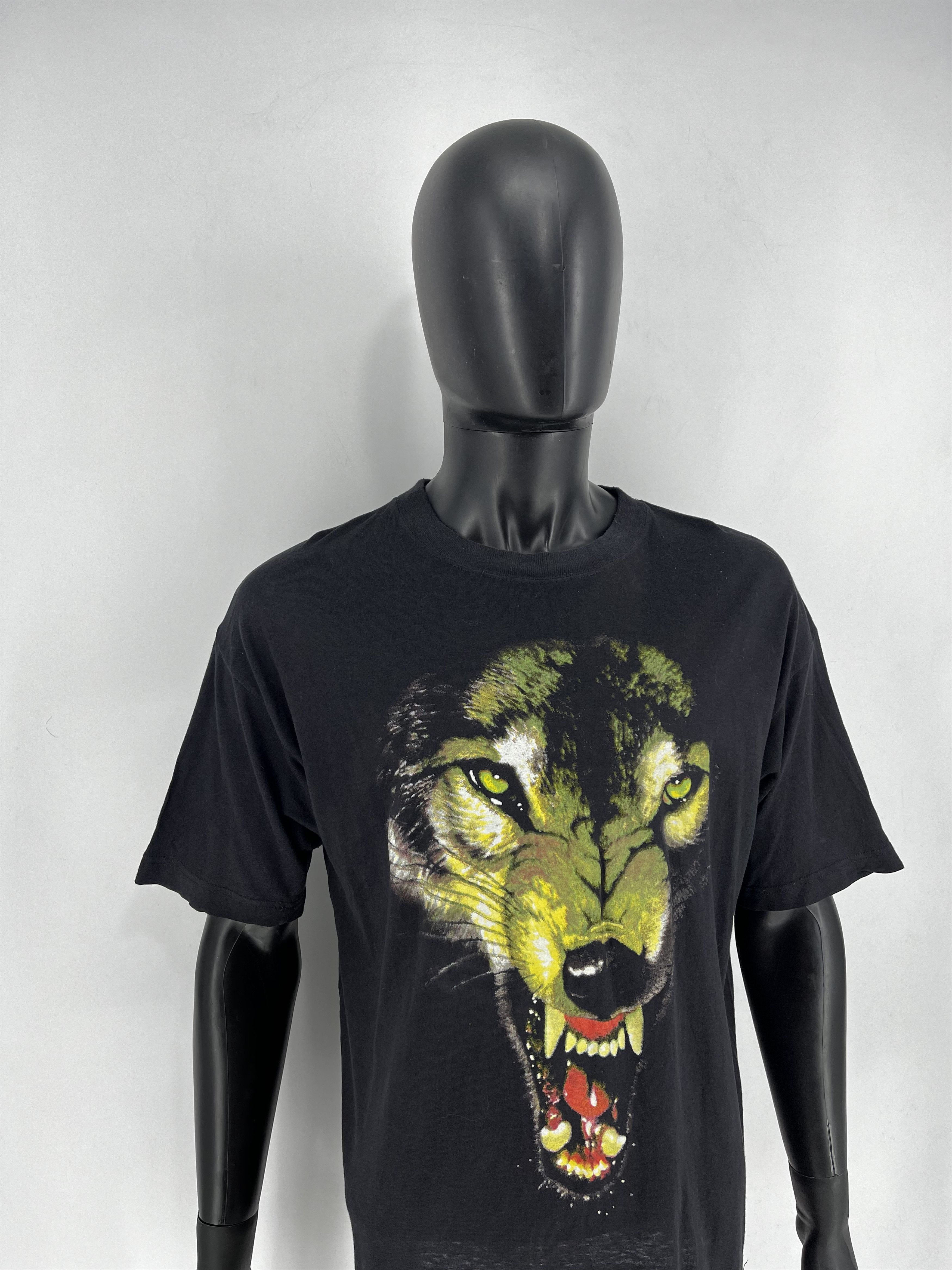 Band Tees Vintage 90s Wolf Face Boxy Fit Tee Toys Rock Size M Size US XL / EU 56 / 4 - 3 Thumbnail