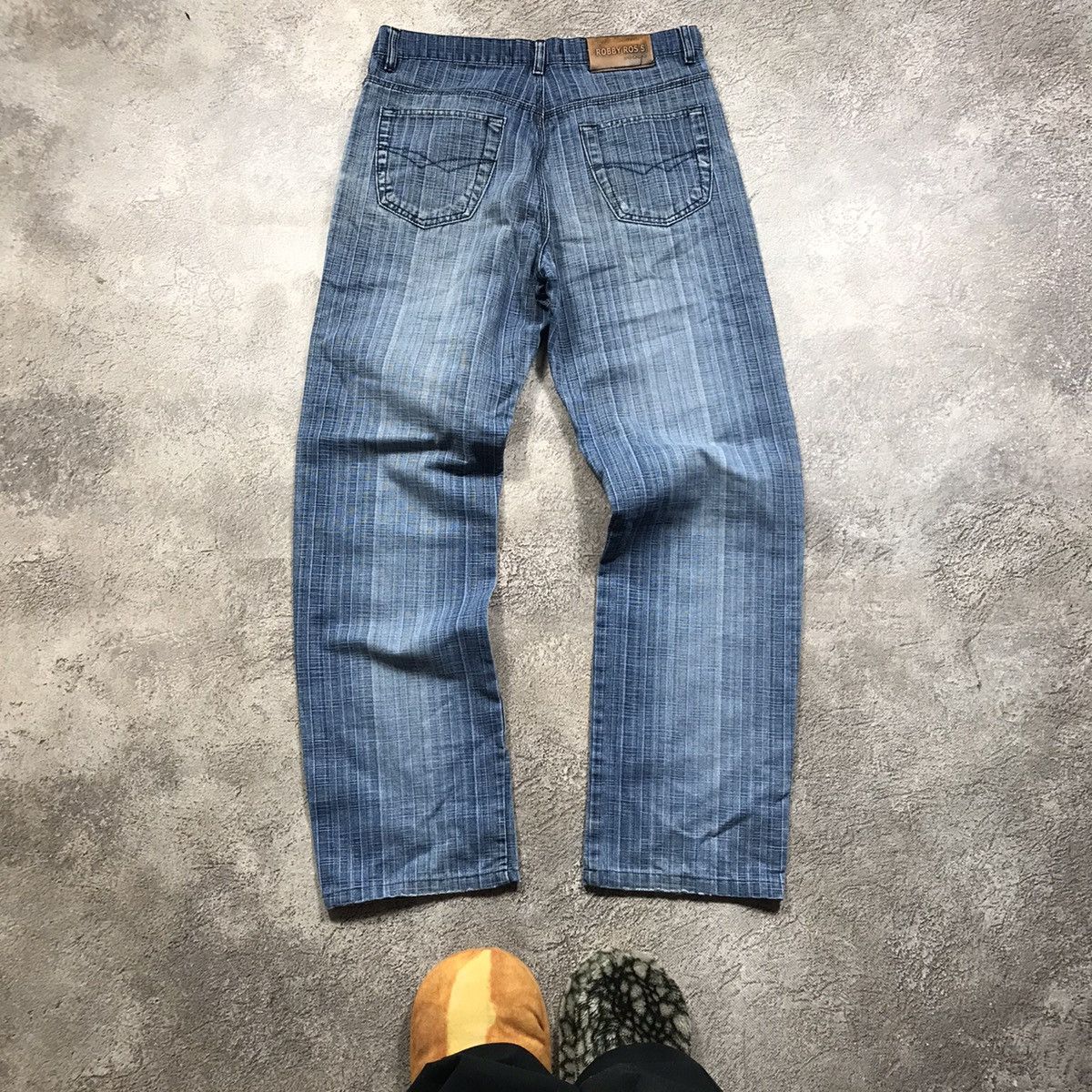Vintage Vintage 90s Baggy Distressed Jeans Sun Faded Grunge Logo 31 Size US 31 - 4 Thumbnail