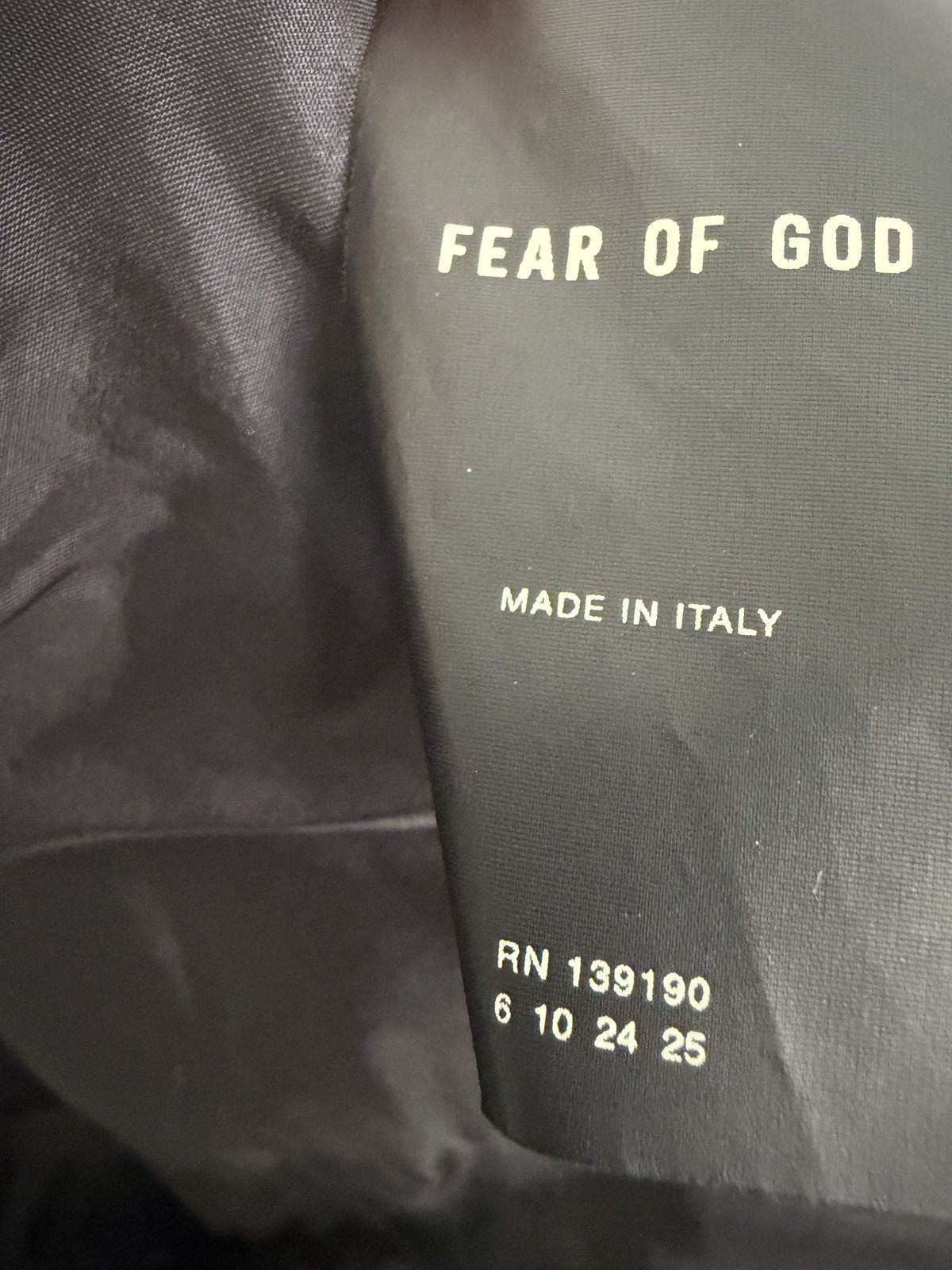 Fear of God Fear of God Eternal Leather Jacket Size US M / EU 48-50 / 2 - 5 Thumbnail