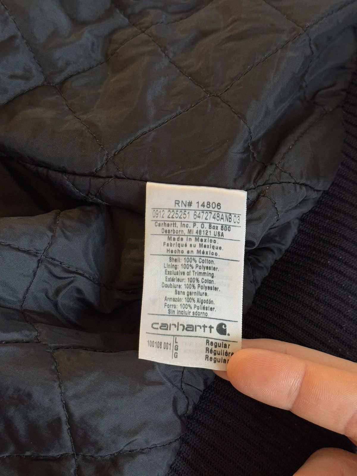 Carhartt × Vintage Carhartt Active Jacket Navy Washed Distressed Baggy Vintage Size US L / EU 52-54 / 3 - 15 Thumbnail