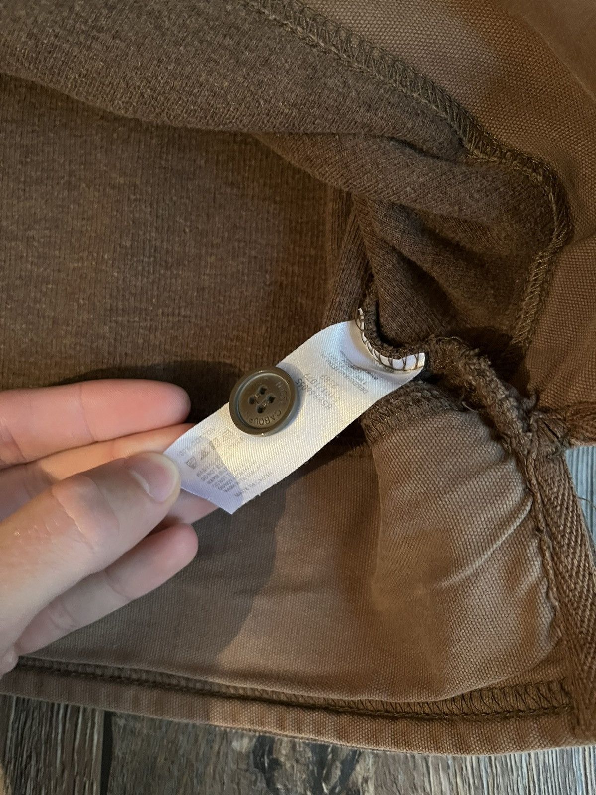 Nigel Cabourn × Vintage Nigel Cabourn Logo Utility 3/4 Vintage Japanese Sweater Size US XL / EU 56 / 4 - 11 Thumbnail