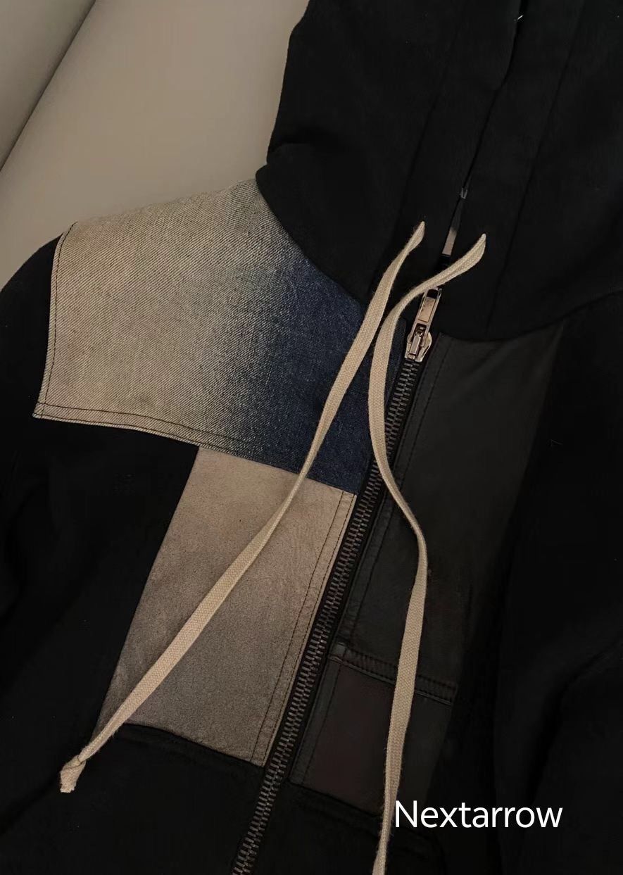 Rick Owens Rick owens 16ss color blocked hooded sweatshi 2412-Nextarrow Size US S / EU 44-46 / 1 - 2 Thumbnail