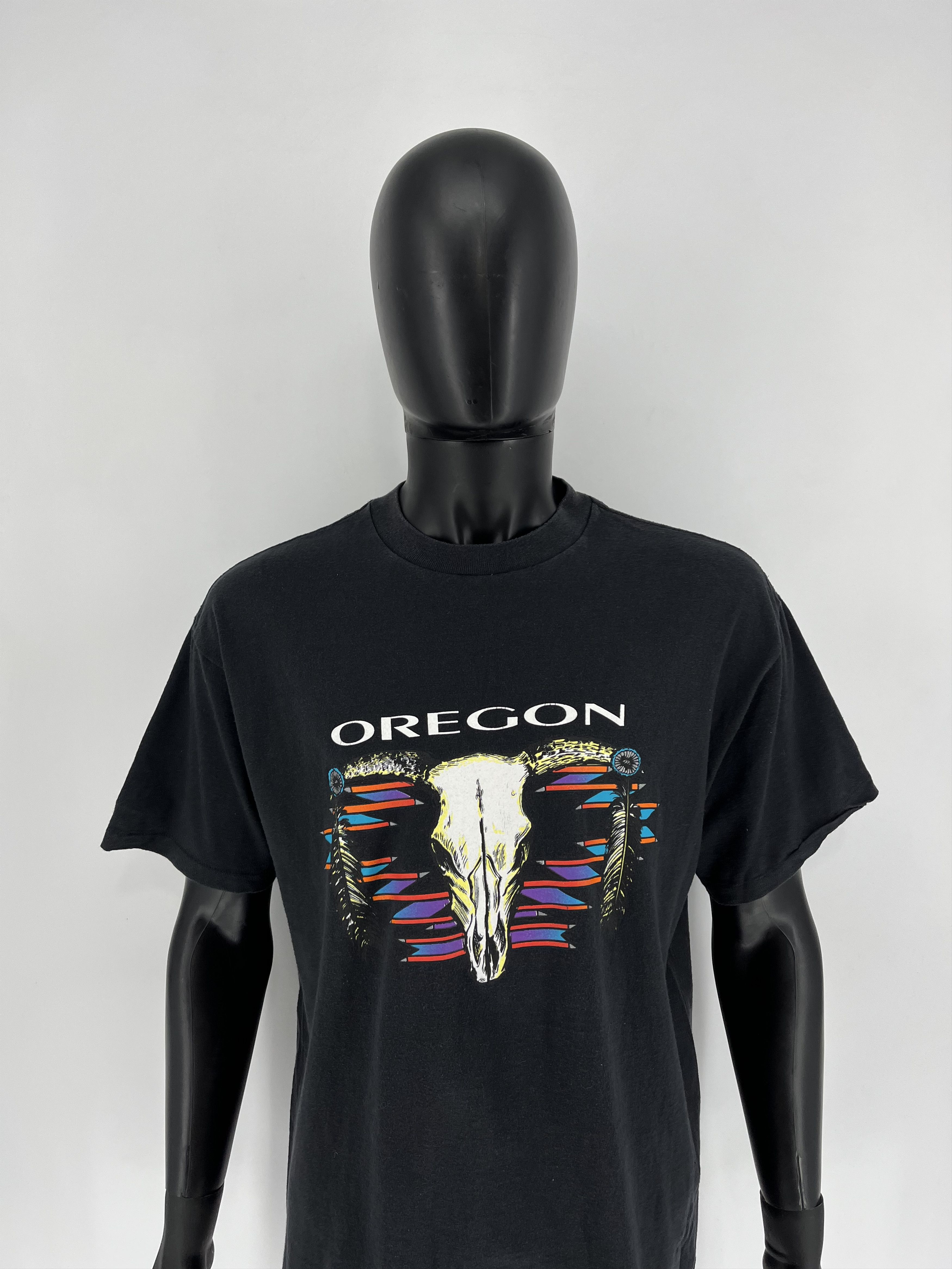 Vintage Vintage Y2K Oregon T-Shirt Made IN USA Size US XL / EU 56 / 4 - 1 Thumbnail
