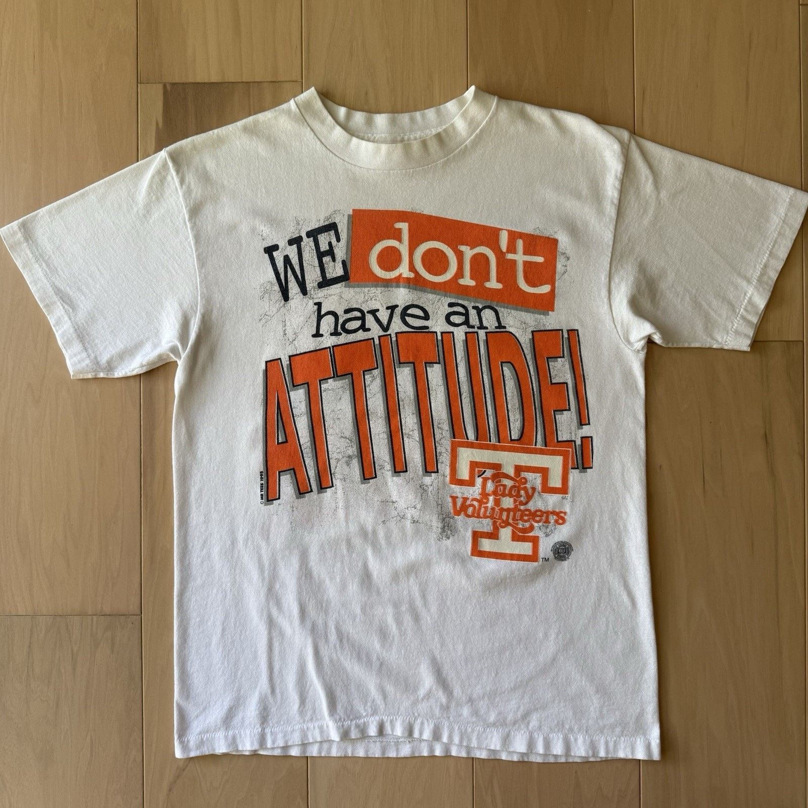 Vintage Vintage Tennessee Volunteers Shirt L White 90s Women's Size US L / EU 52-54 / 3 - 2 Thumbnail
