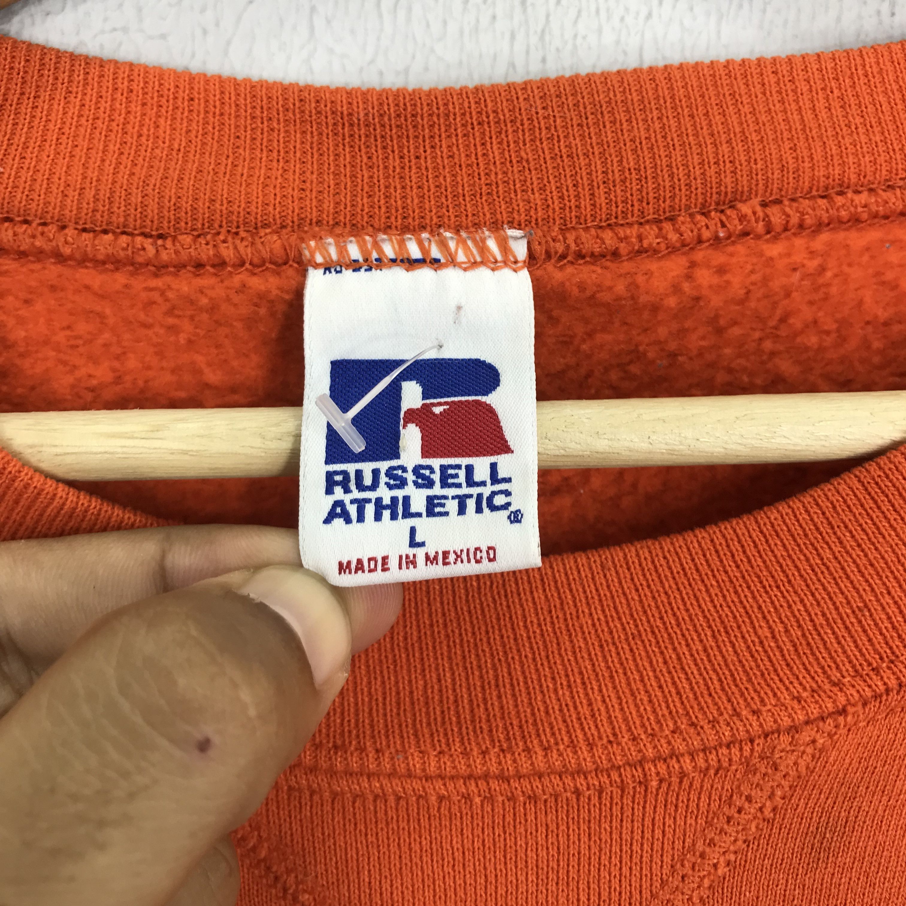 NCAA Vintage 90's Heavy Used Clemson Tigers Ncaa Orange - 311 Size US L / EU 52-54 / 3 - 12 Thumbnail