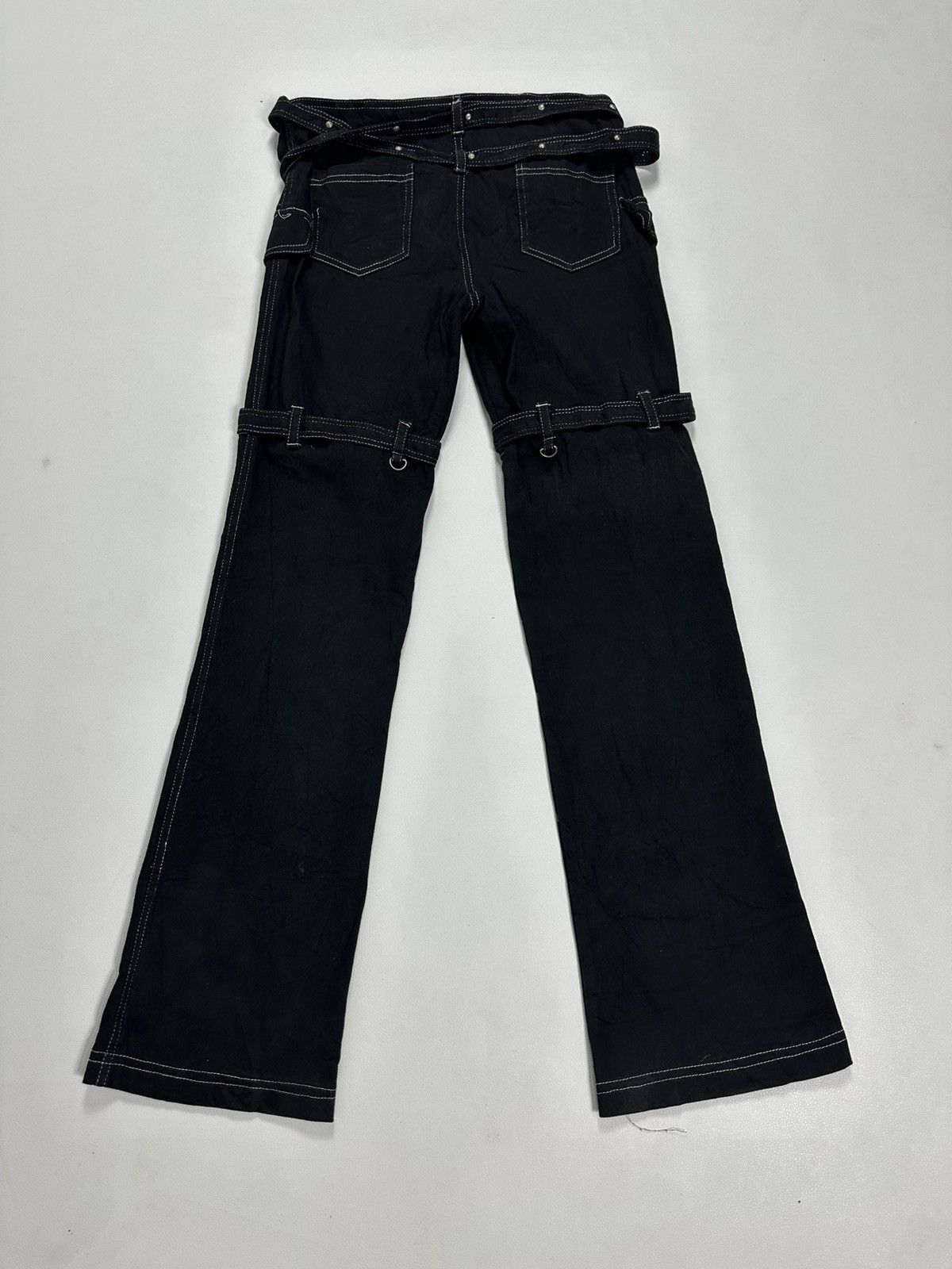 Other K star Punk Rock Bondage Skull Skeleton Poem Style Pants Size 28" / US 6 / IT 42 - 10 Thumbnail