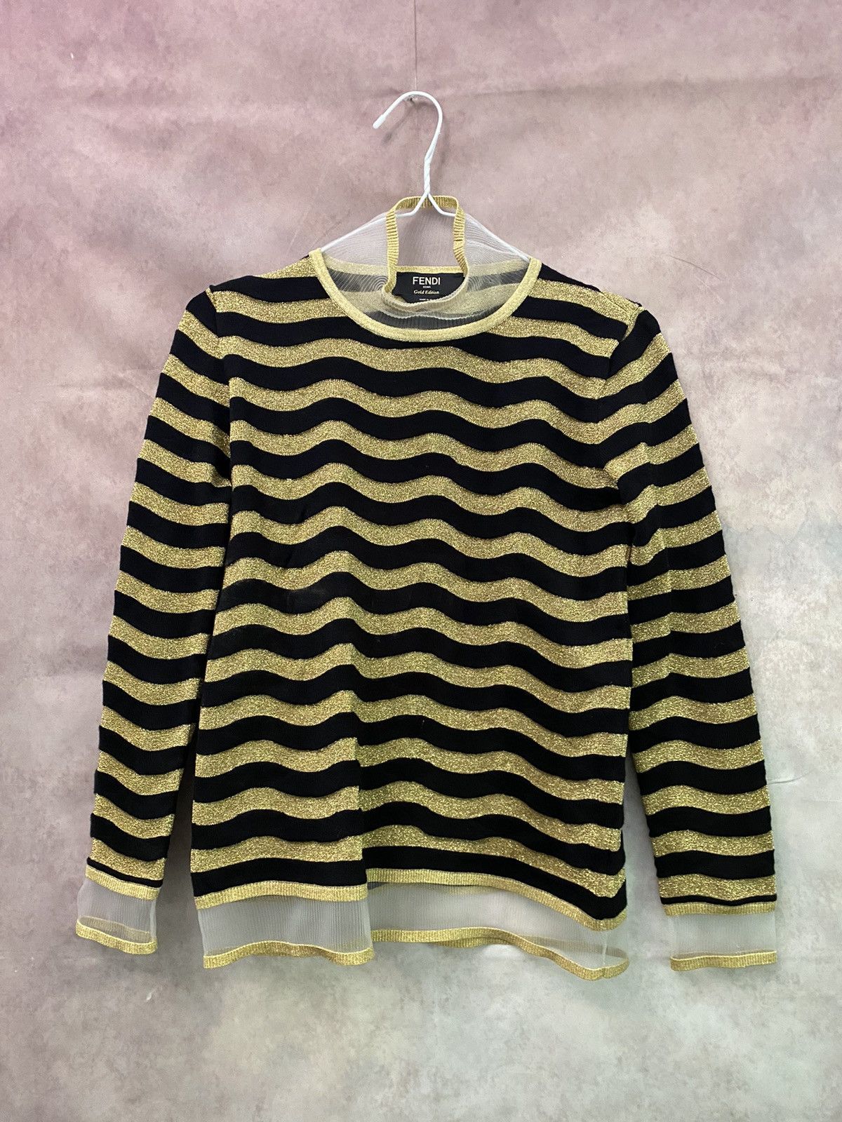 Fendi Fendi Gold Edition Sweater Luxury Size M / US 6-8 / IT 42-44 - 1 Thumbnail