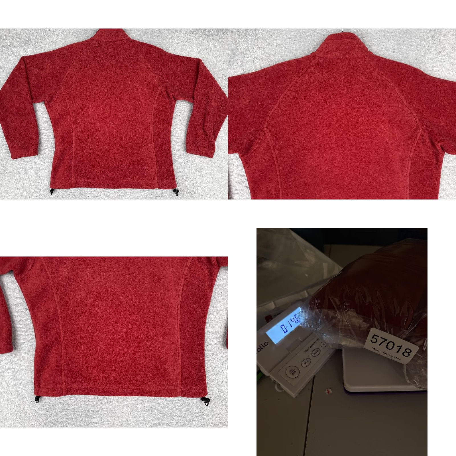 Vintage Columbia Jacket Womens M Red Fleece Full Zip Pockets Outdoor Hiking Warm Size M / US 6-8 / IT 42-44 - 9 Thumbnail