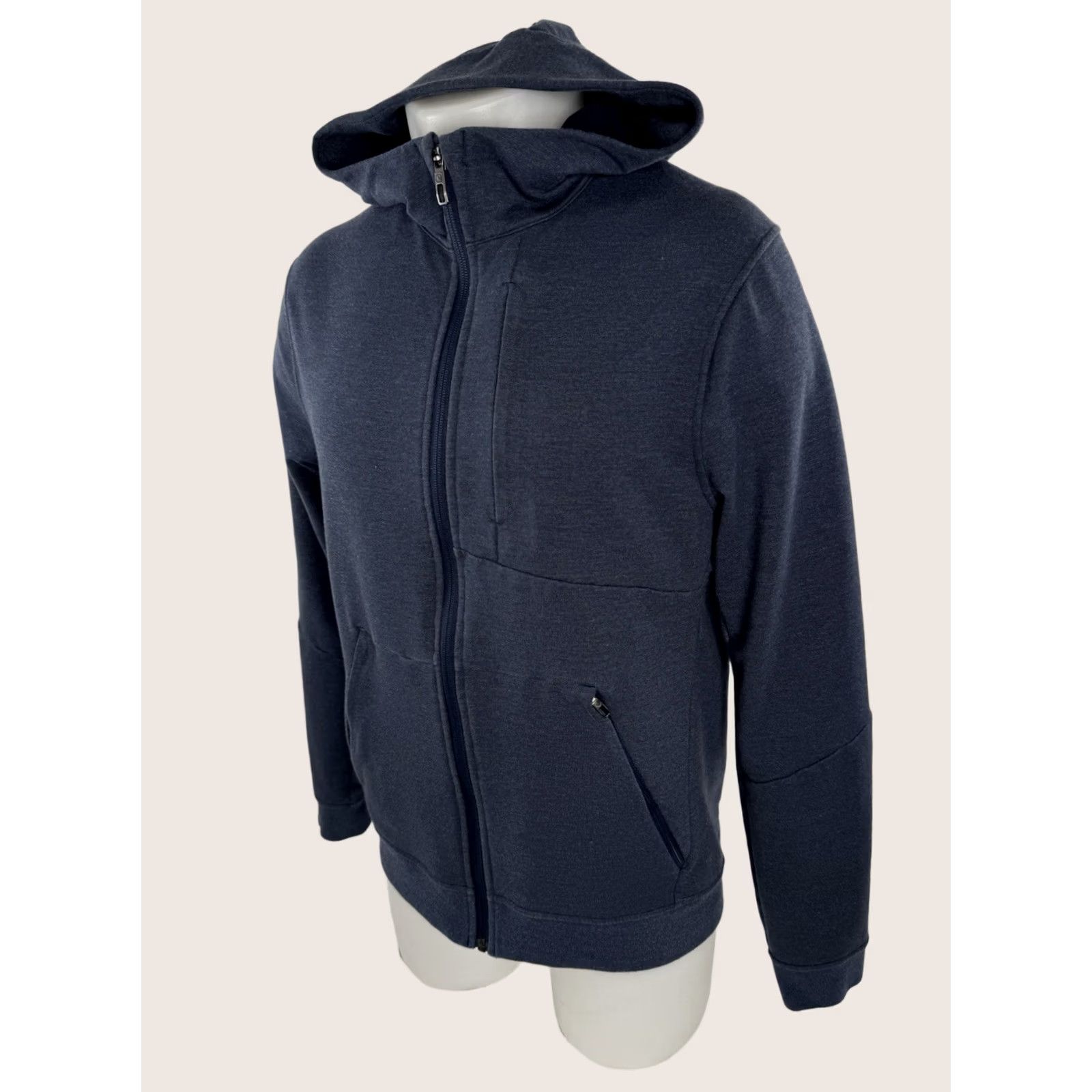 Lululemon LULULEMON Mens Zip Hoodie Jacket Hoodie Blue M Mens Zip Hoodie Jacket Blue Size US M / EU 48-50 / 2 - 1 Thumbnail