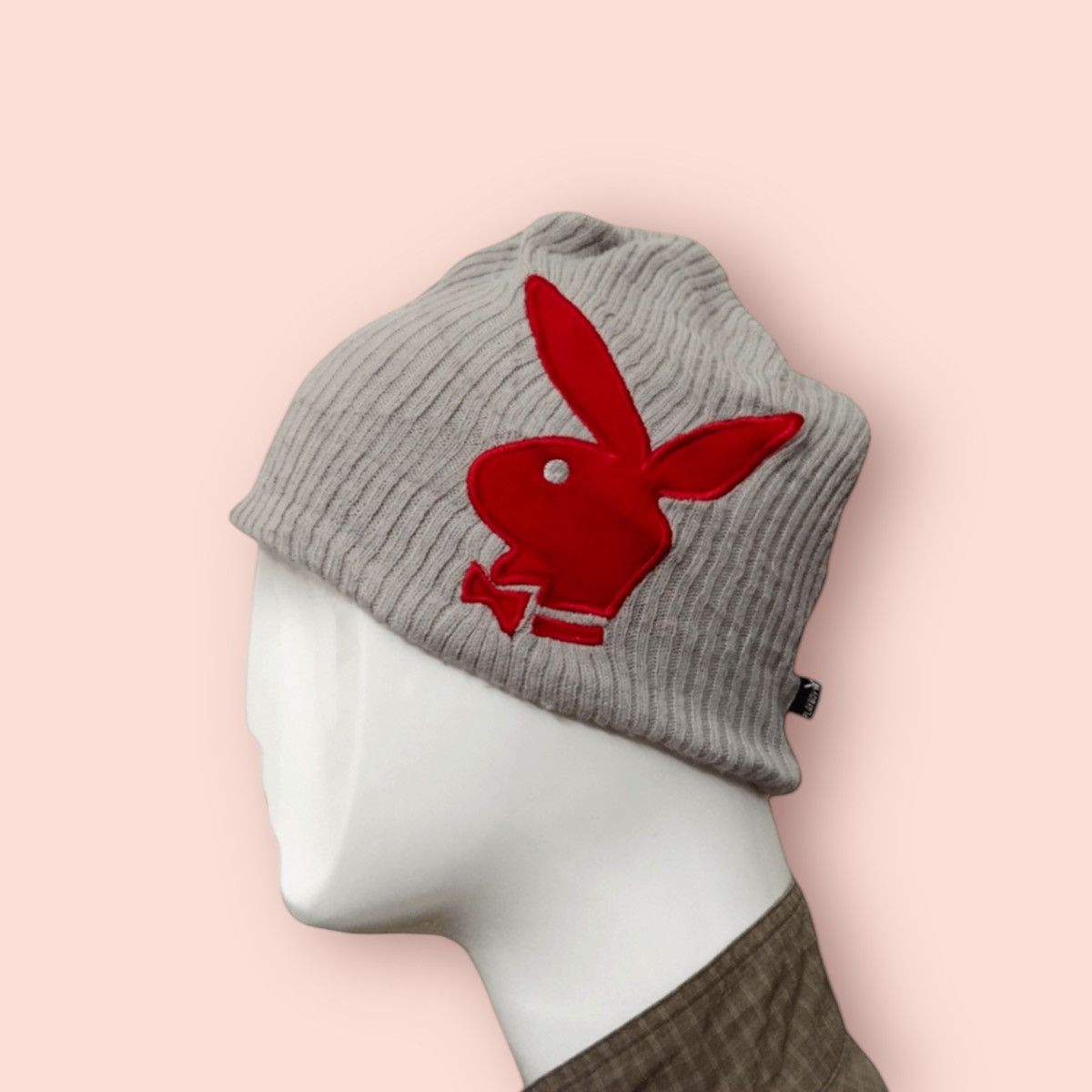 Playboy VINTAGE PLAYBOY BIG LOGO REVERSIBLE BEANIE Size ONE SIZE - 1 Thumbnail