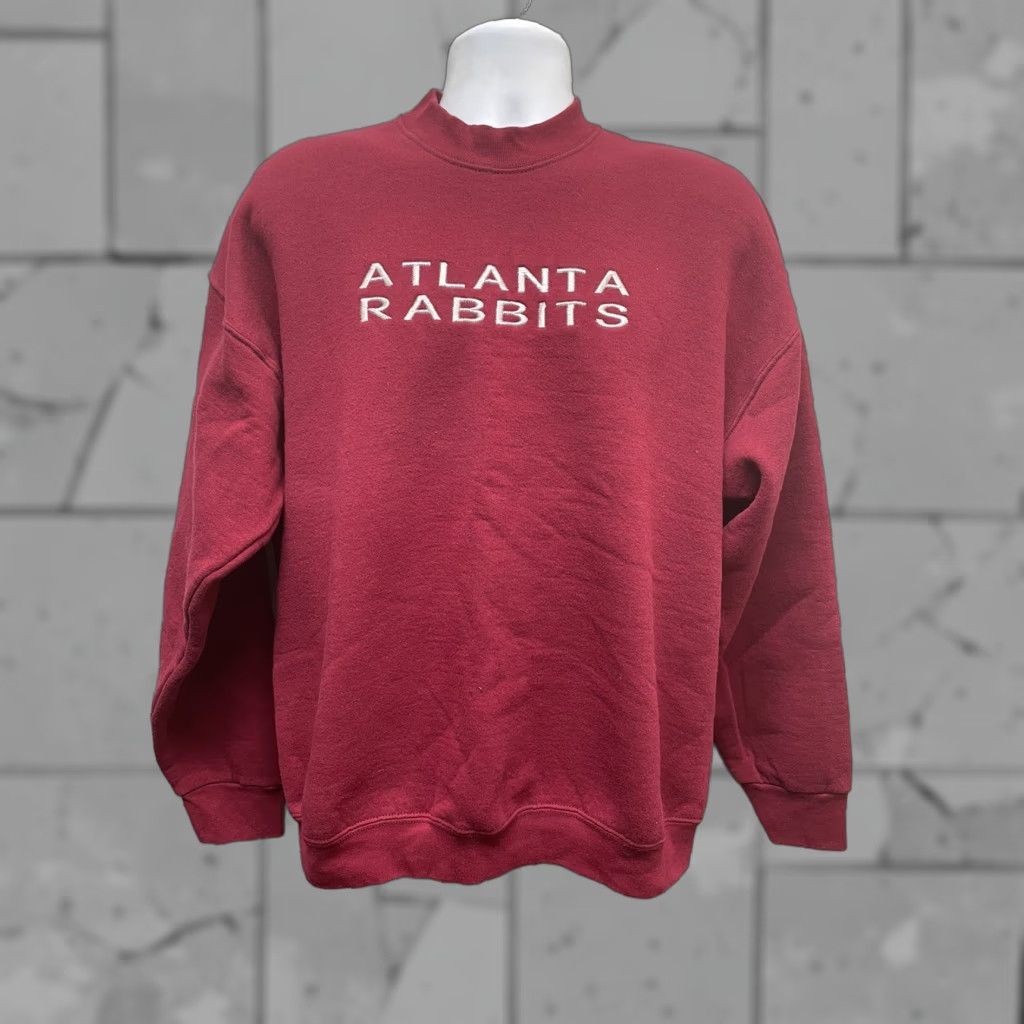 Fruit Of The Loom VTG Fruit Of The Loom Cotton Blend Maroon Crewneck Sweatshirt Mens XL Red Pullover Sweatshirt Size US XL / EU 56 / 4 - 1 Thumbnail