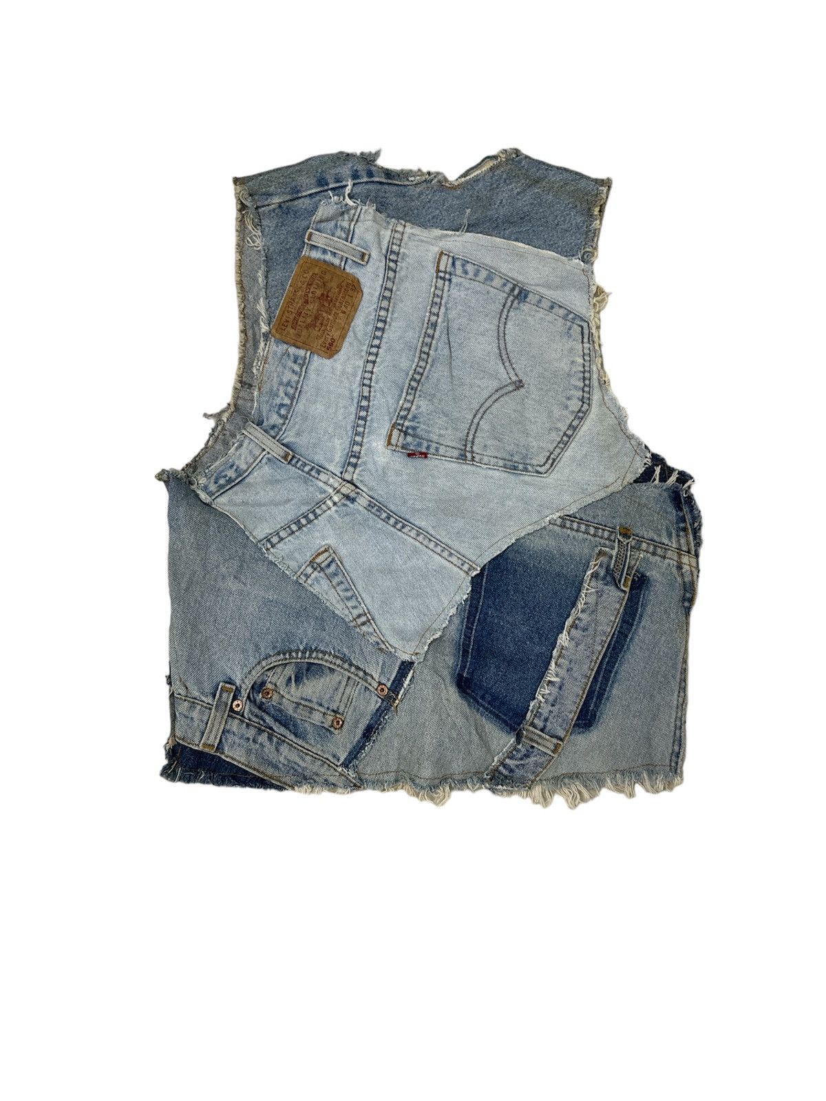 Levi's × Vintage Vintage Levi’s Patchwork Vest Design Size US M / EU 48-50 / 2 - 2 Thumbnail