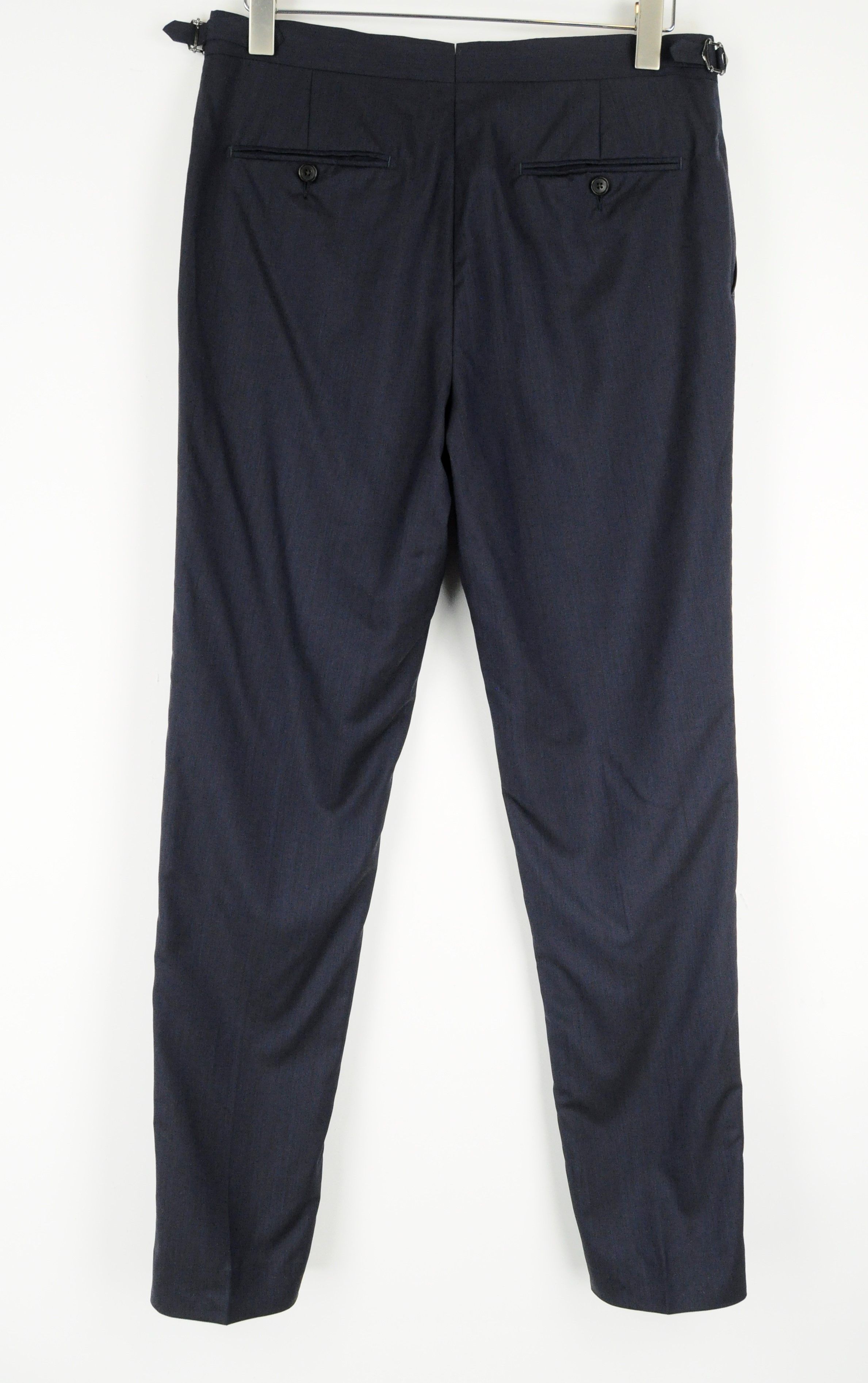 Suitsupply HAVANA UK36R Blue Wool Silk Slim Suit 55090 Size 36R - 8 Thumbnail