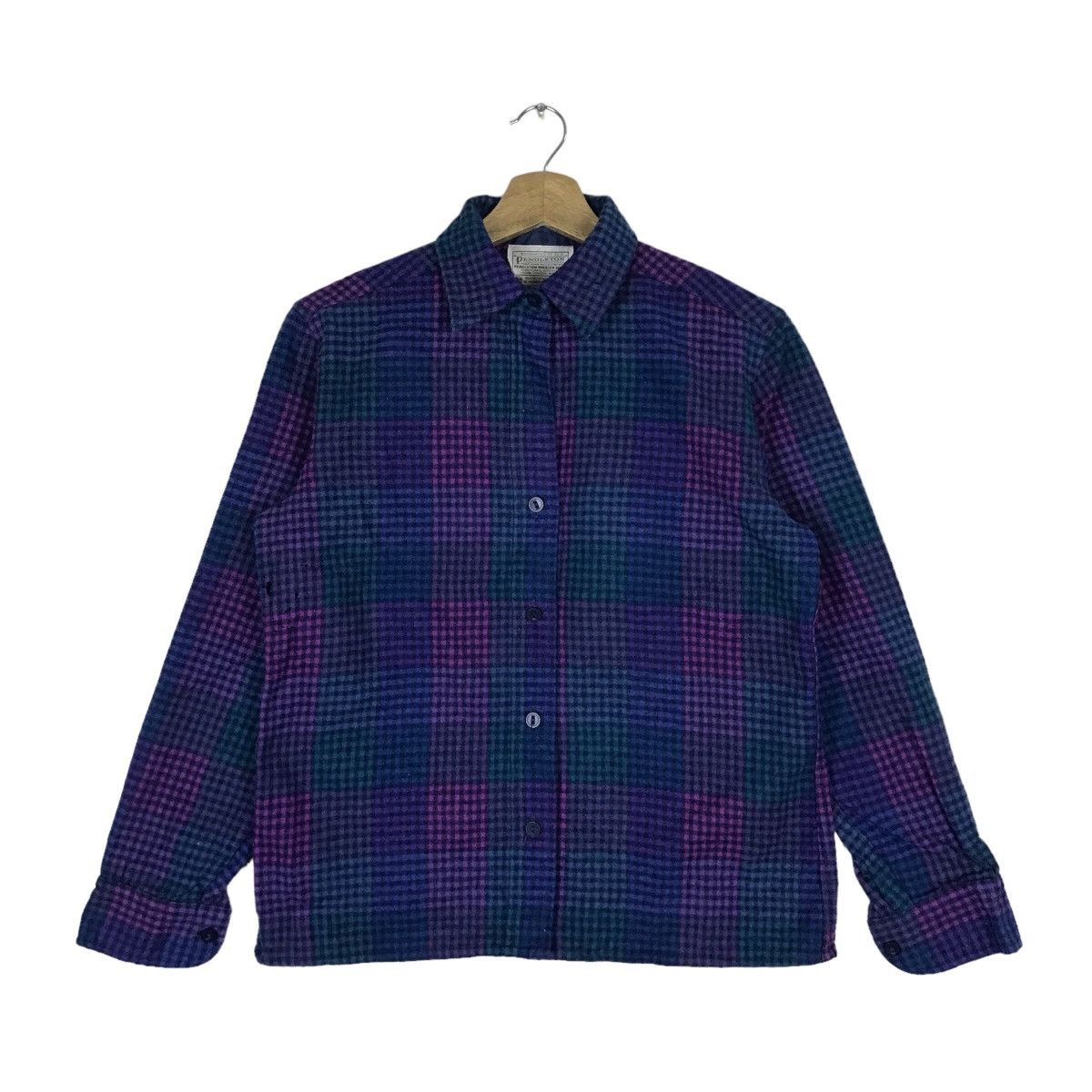Pendleton Vintage Pendleton Button Up Fleece Shirt Size US S / EU 44-46 / 1 - 1 Thumbnail