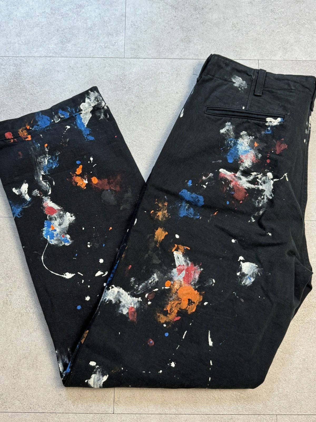 Comme des Garcons × Comme des Garcons Homme × Comme des Garcons Homme Plus Comme Des Garcons Homme Paint Pants Size US 30 / EU 46 - 4 Thumbnail