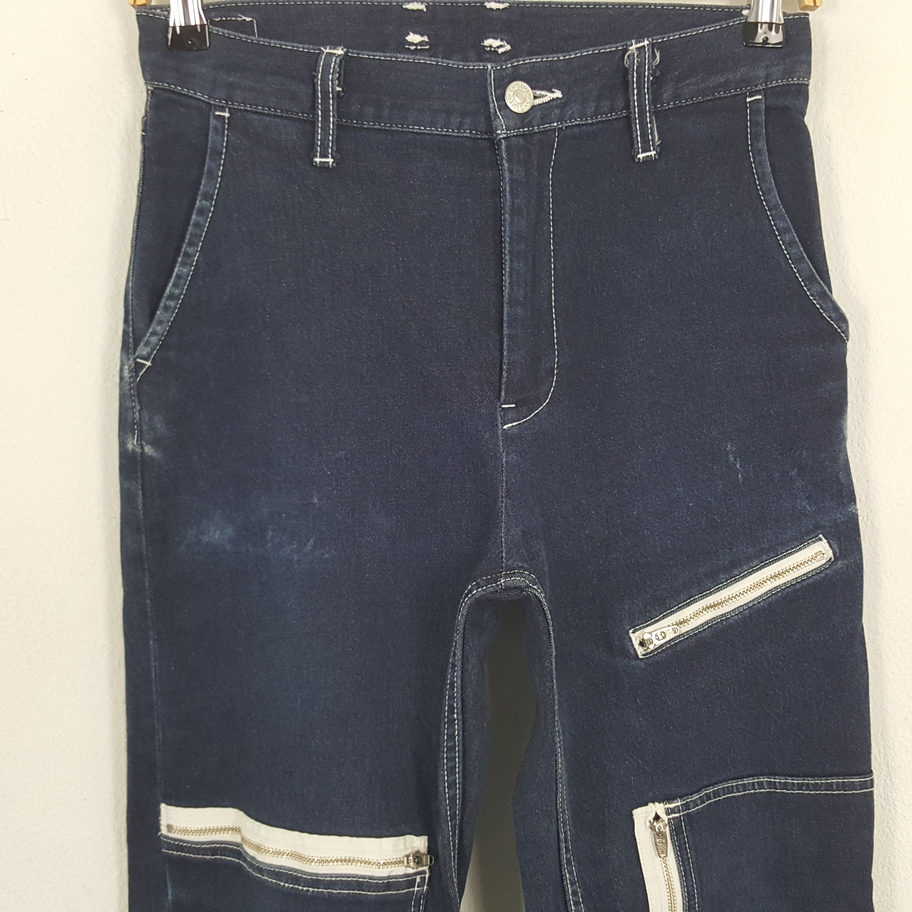 Japanese Brand × Vintage Vintage X-girl Japanese Brand Multi Pocket Denim Jeans Size US 27 - 2 Thumbnail