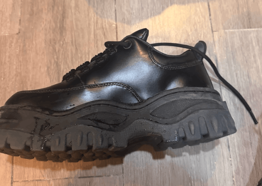 Eytys Eytys Angel Leather Sneakers – Blacked Out Brick Size US 7.5 / IT 37.5 - 3 Thumbnail