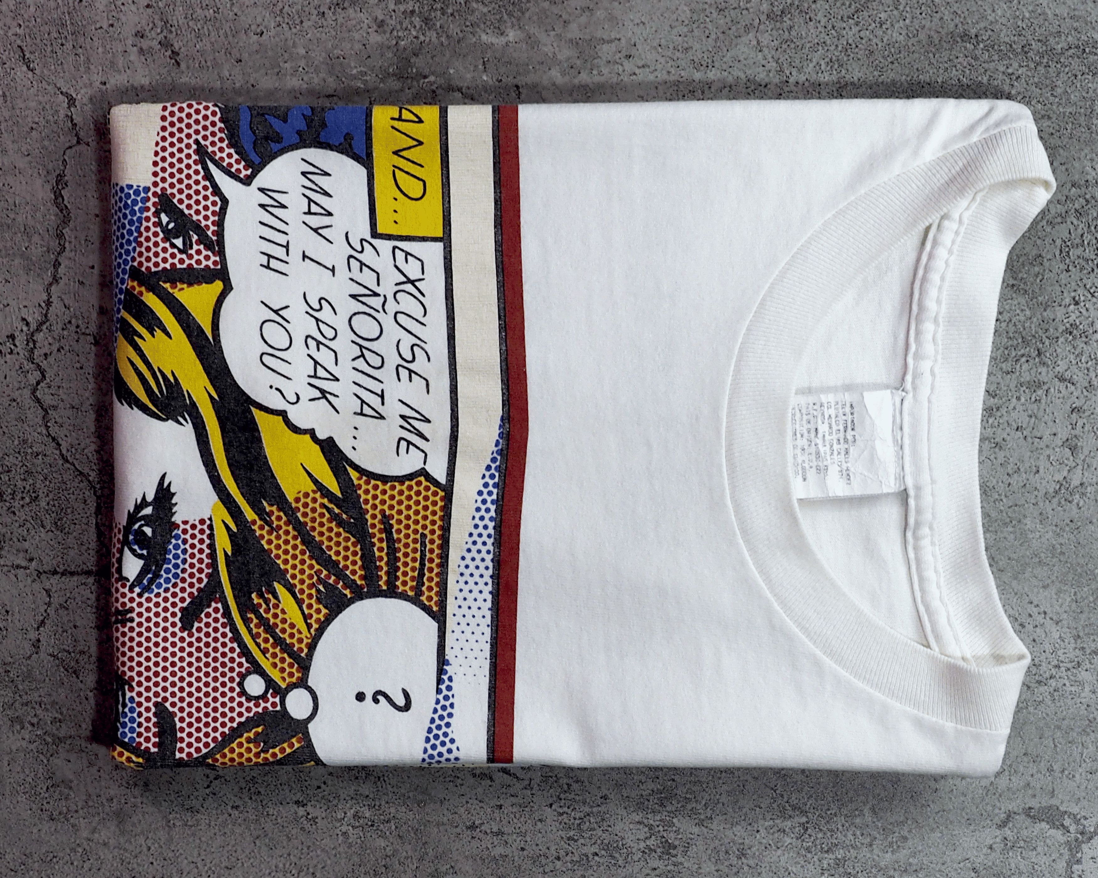 Vintage Vintage 00s Roy Lichtenstein Reflections On Senorita Shirt M Size US M / EU 48-50 / 2 - 13 Thumbnail