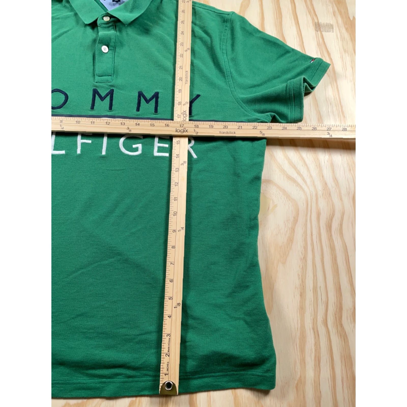Tommy Hilfiger Tommy Hilfiger Polo Shirt Adult XL Green Embroidered Casual 90s Preppy Mens Short Sleeve Collared Polo Shirt Size US XL / EU 56 / 4 - 7 Thumbnail