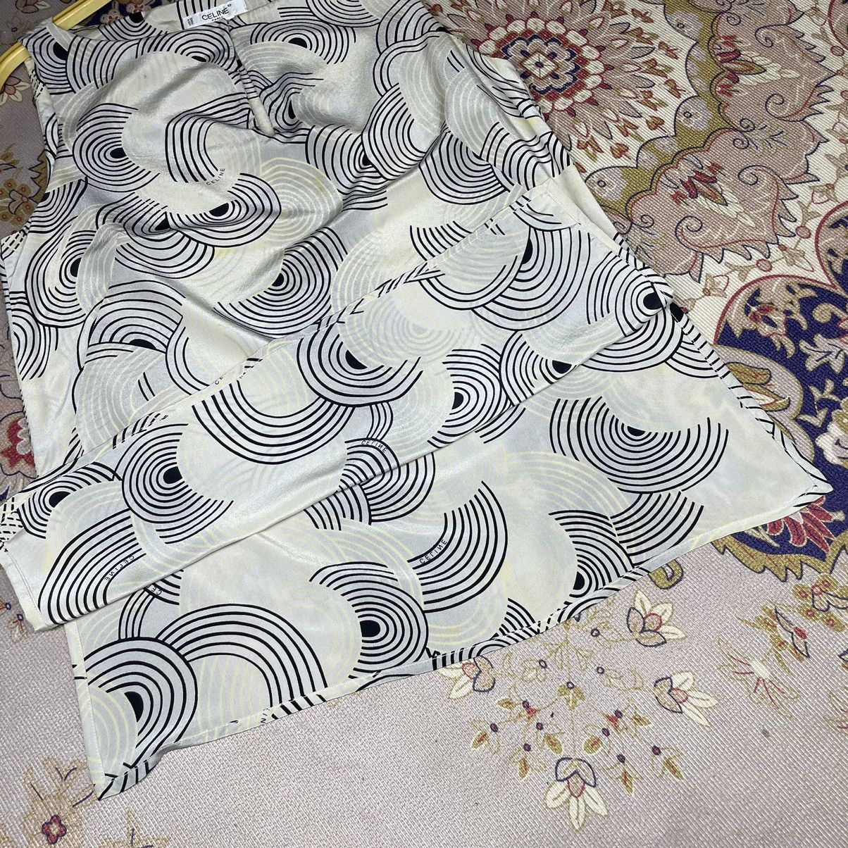 Celine 110* Vintage Celine FullSuit Silk Dress Size S / US 4 / IT 40 - 10 Thumbnail
