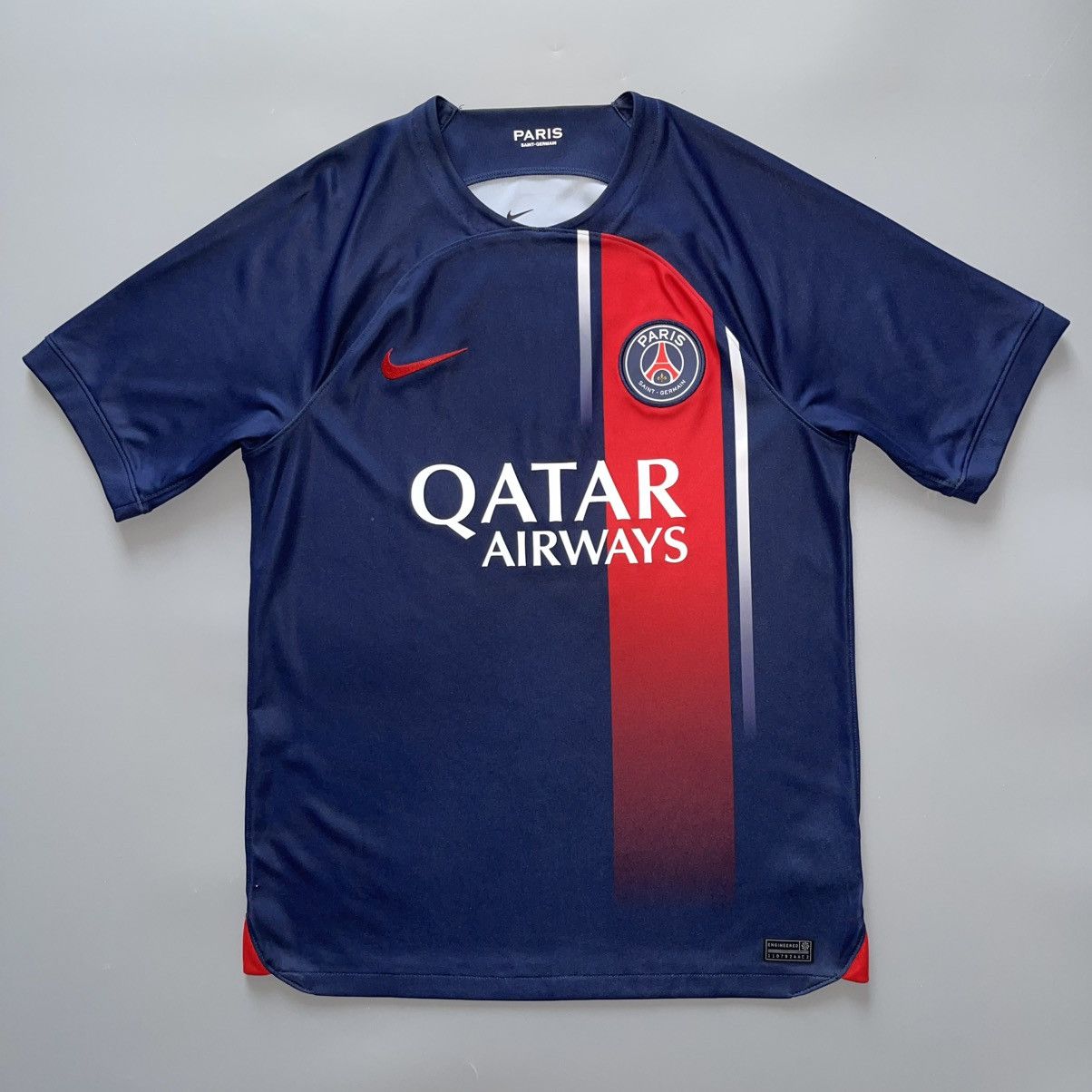 Nike × Vintage PSG NIKE 2023/2024 FOOTBALL SOCCER HOME JERSEY #29 BARCOLA Size US M / EU 48-50 / 2 - 2 Thumbnail