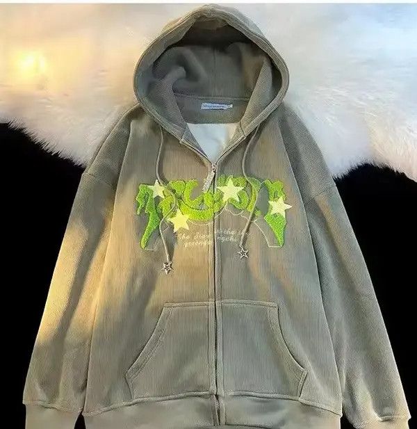 Japanese Brand Ruumika x Saori Letter Embroidery Hoodies Size US XL / EU 56 / 4 - 1 Thumbnail