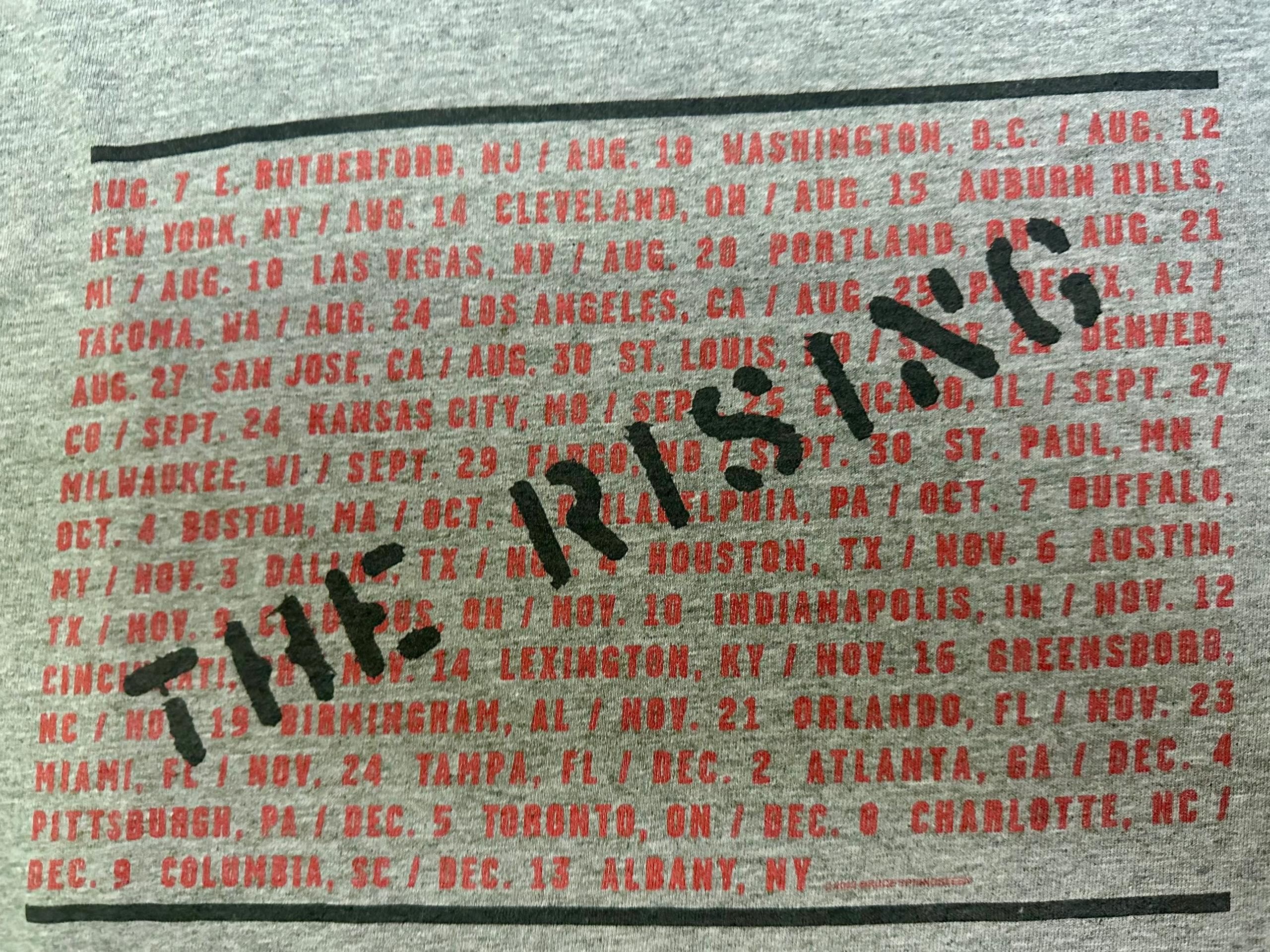 Band Tees × Vintage Vtg Bruce Springsteen & The E Street Band | The Rising Tour Size US XL / EU 56 / 4 - 7 Thumbnail