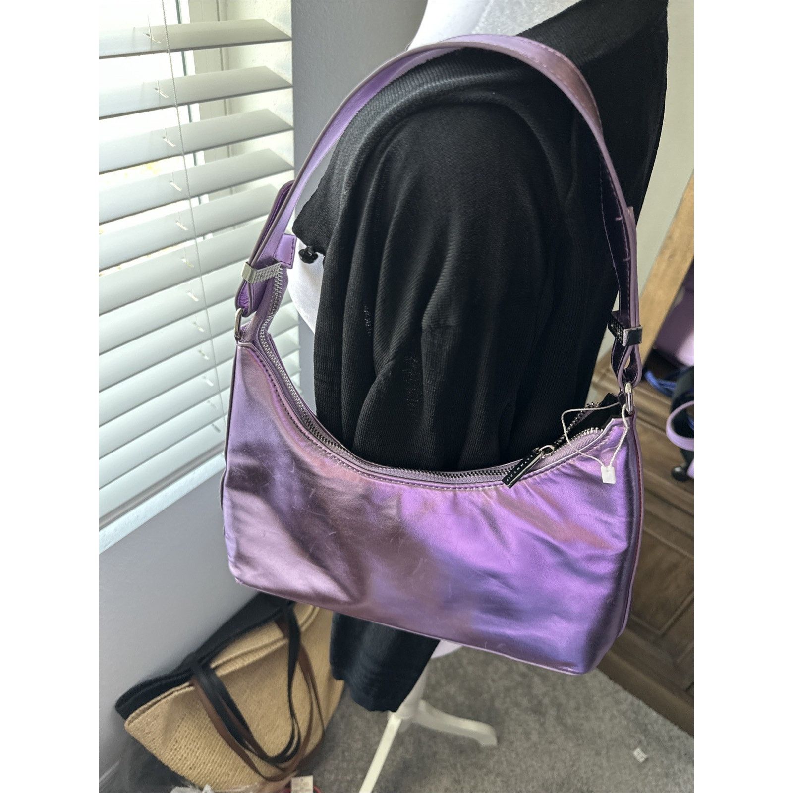 Other SkinnyDip Sasha Rhinestone Lilac Shoulder Bag $79 NWOT Size ONE SIZE - 5 Thumbnail