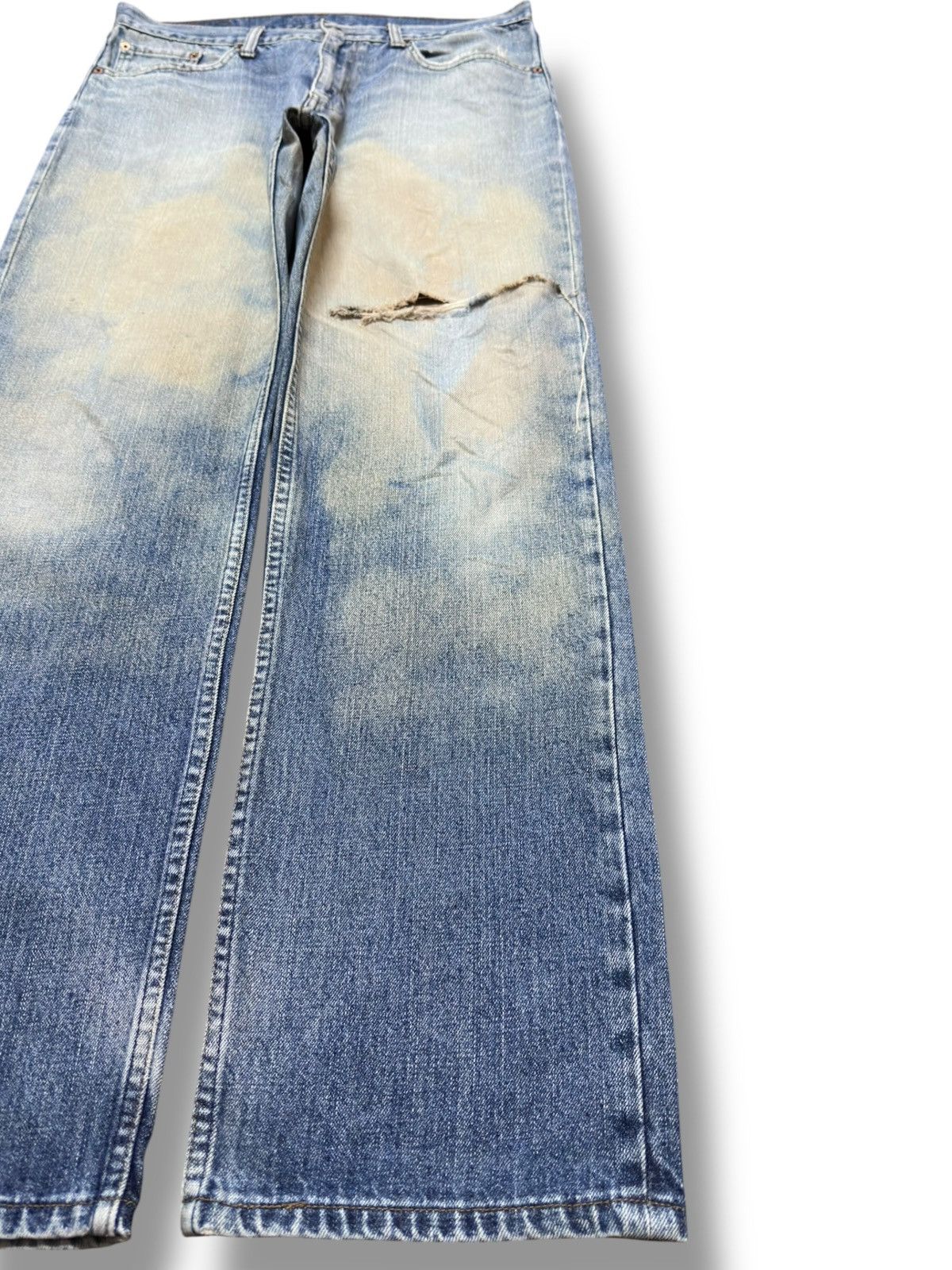 Levi's Vintage Clothing Vintage Levi’s 533 Baggy Mudwash Distressed Denim Size US 34 / EU 50 - 4 Thumbnail