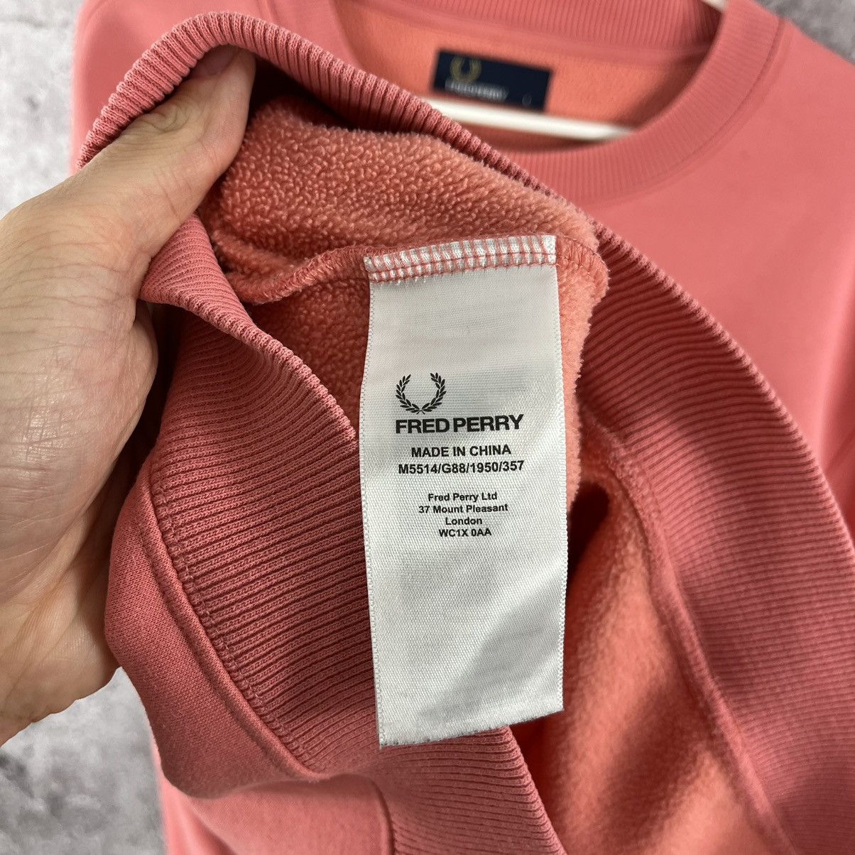 Fred Perry × Vintage Fred Perry Sweatshirt Crew Neck Big Logo Embroidery Size L Size US L / EU 52-54 / 3 - 11 Thumbnail