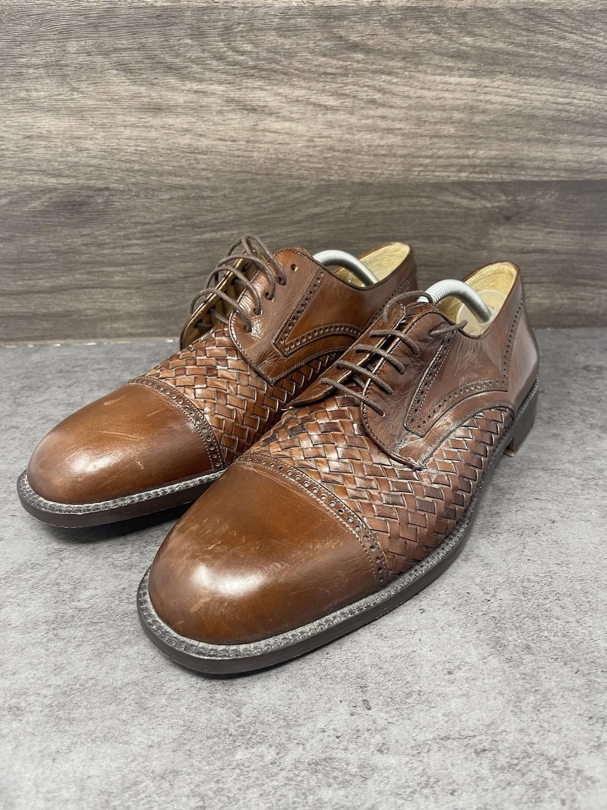 Mezlan Mezlan Shoes Mens Size 10.5 Valencia Brown Leather Size US 10.5 / EU 43-44 - 2 Thumbnail