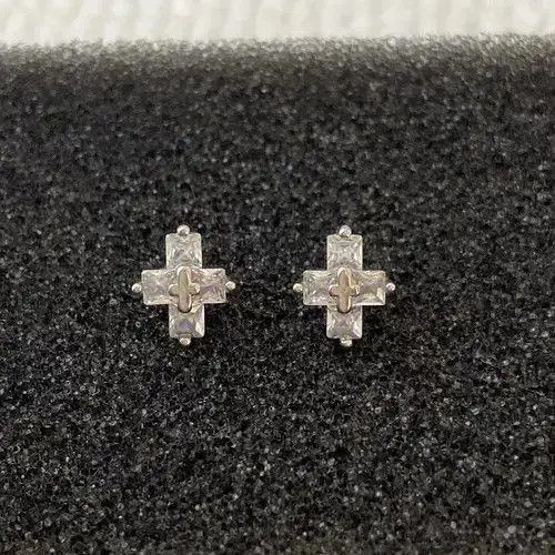 Jewelry Cross Stud Earrings For Men Women,cross Earrings in Silver