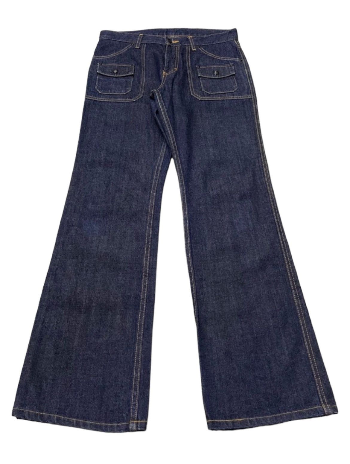 Lee × Levi's × Vintage Vintage Lee Rider Bush Pocket Denim Raw Indigo Pants Size US 30 / EU 46 - 8 Thumbnail