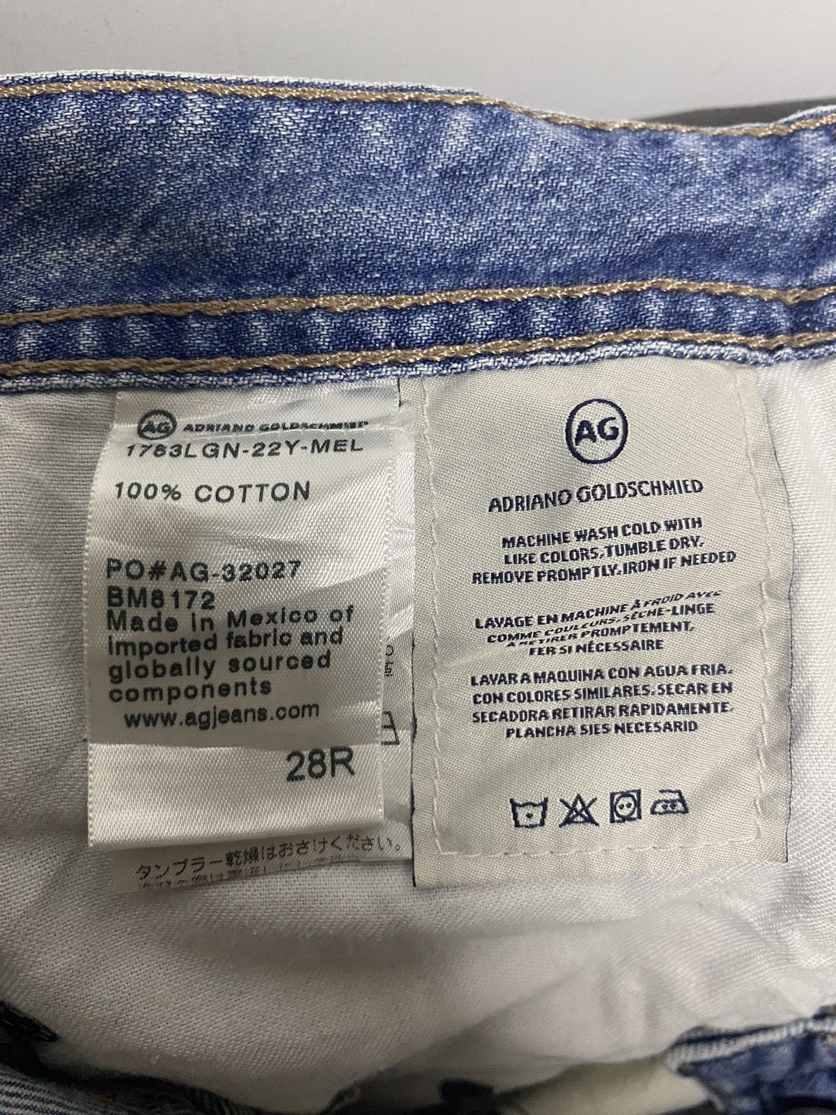 AG Adriano Goldschmied AG Adriano Goldschmied Distressed Denim Jeans Size 30" / US 8 / IT 44 - 11 Thumbnail