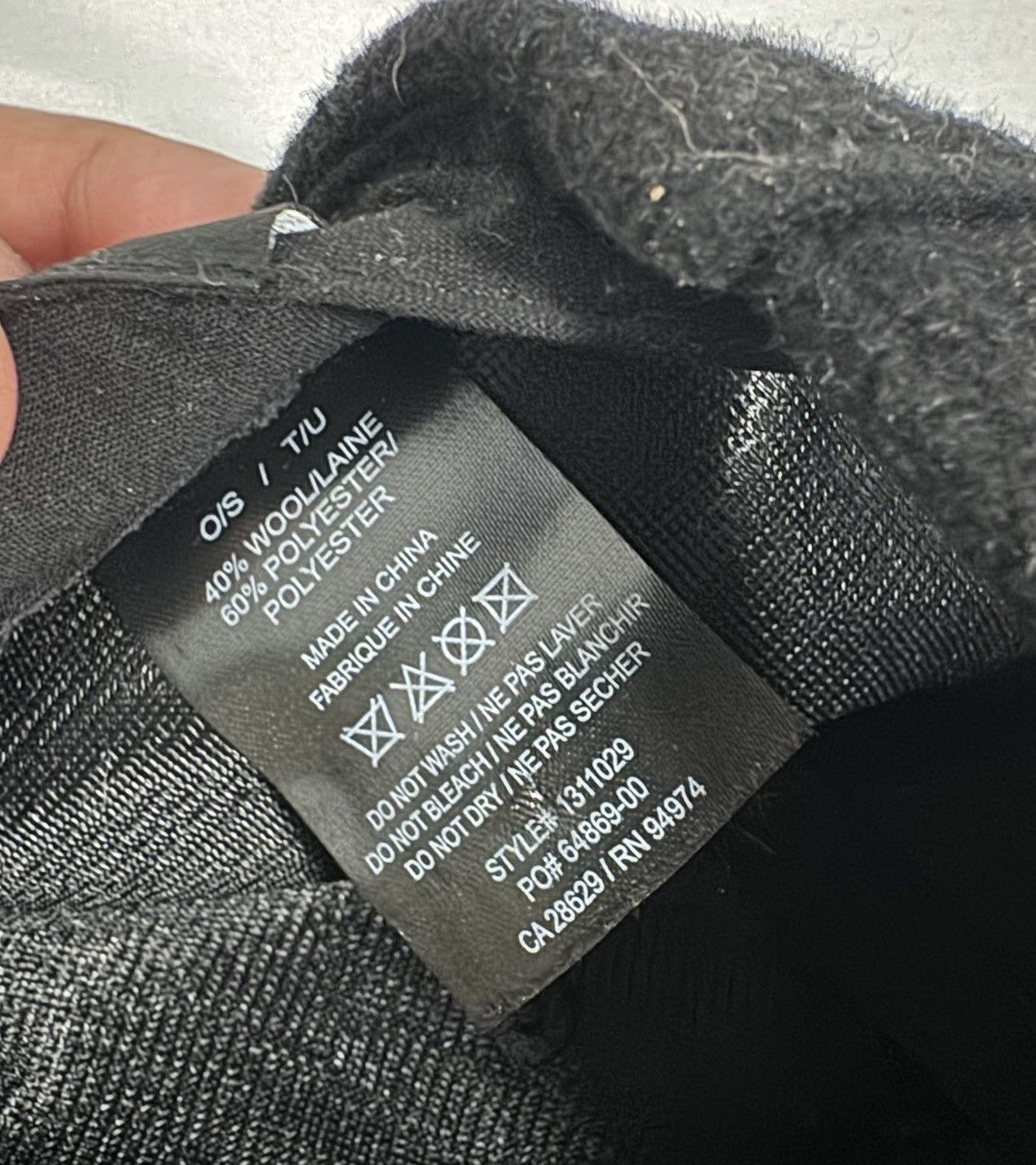 Stussy Stussy Black Wool Logo Cap Size ONE SIZE - 6 Thumbnail