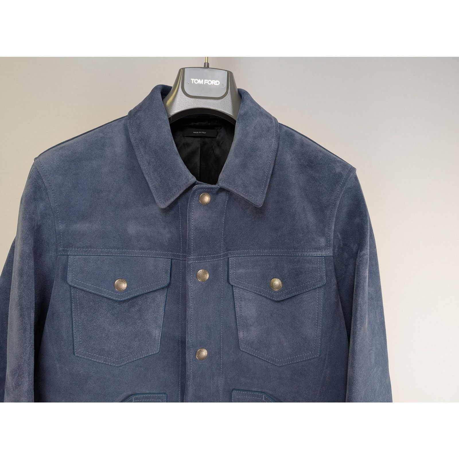 Tom Ford o1rshd1 Denim Jacket Blouson in Blue Size US L / EU 52-54 / 3 - 3 Thumbnail