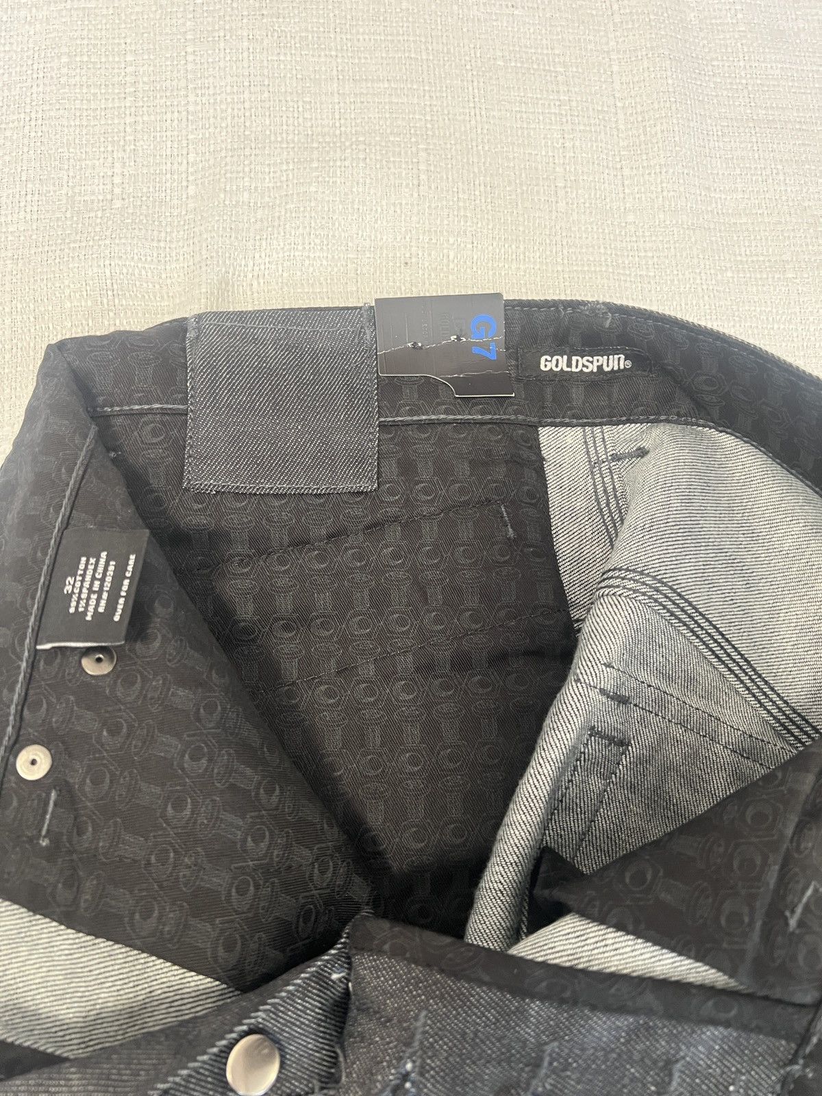 Other Goldspun G7 Black Grey Denim Pants, Multi Pocket Men's Size 32 Size US 32 / EU 48 - 9 Thumbnail