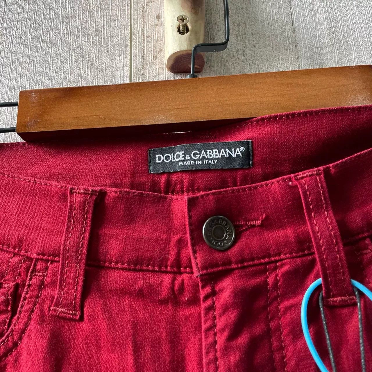 Dolce & Gabbana Dolce & Gabbana Red Trousers Size US 28 / EU 44 - 3 Thumbnail