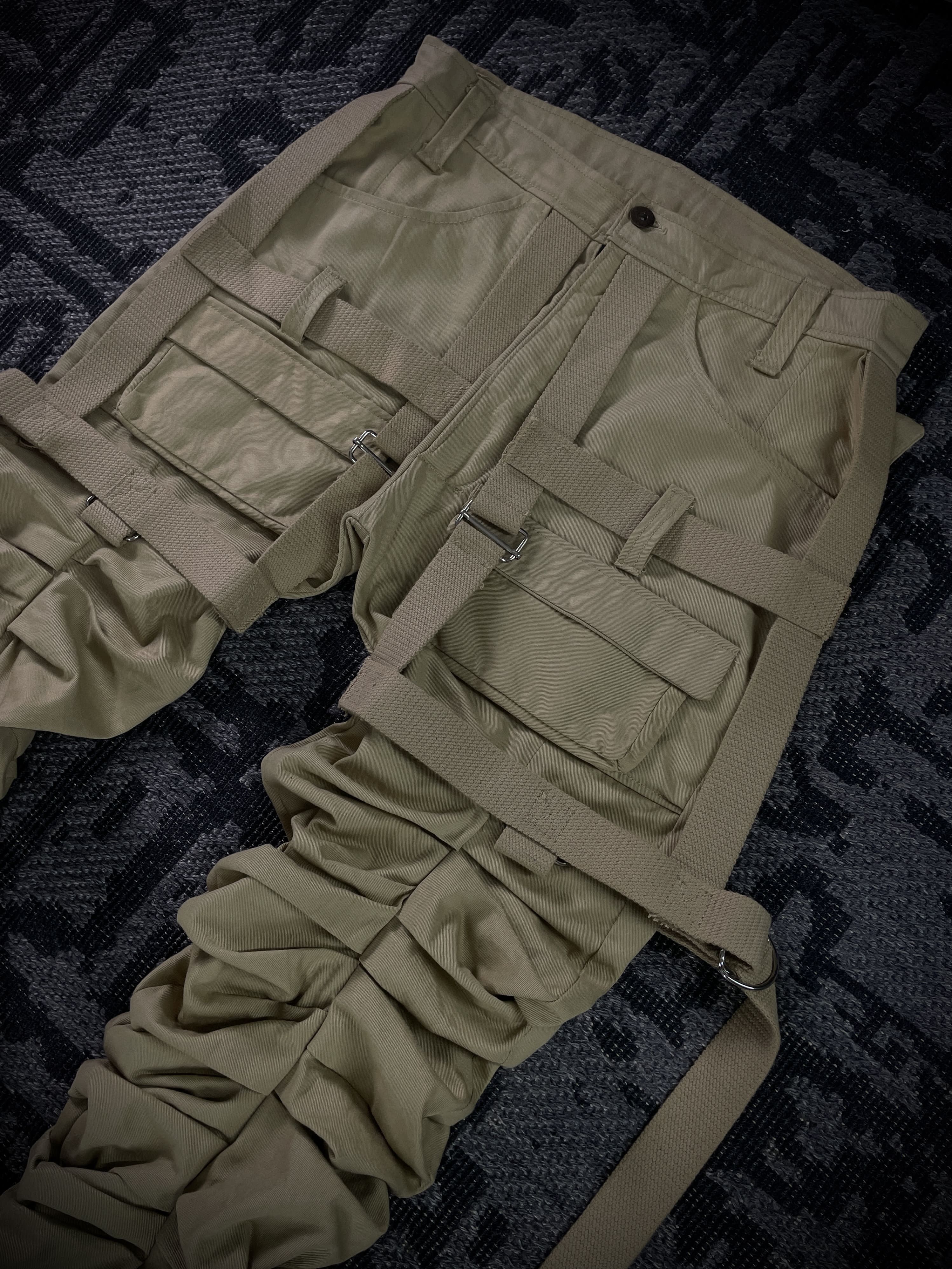 Other Kam Vercetti Cargo Flared Pants Size US 32 / EU 48 - 6 Thumbnail