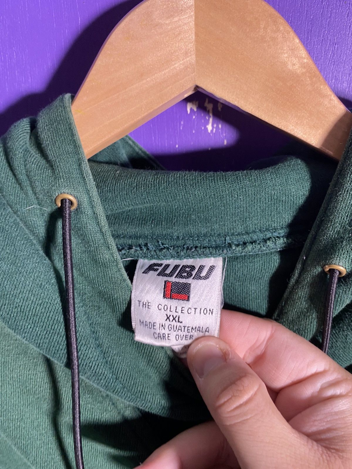 Fubu × Vintage Vintage 90s Fubu big logo anorak hood hoodie Size US XXL / EU 58 / 5 - 4 Thumbnail
