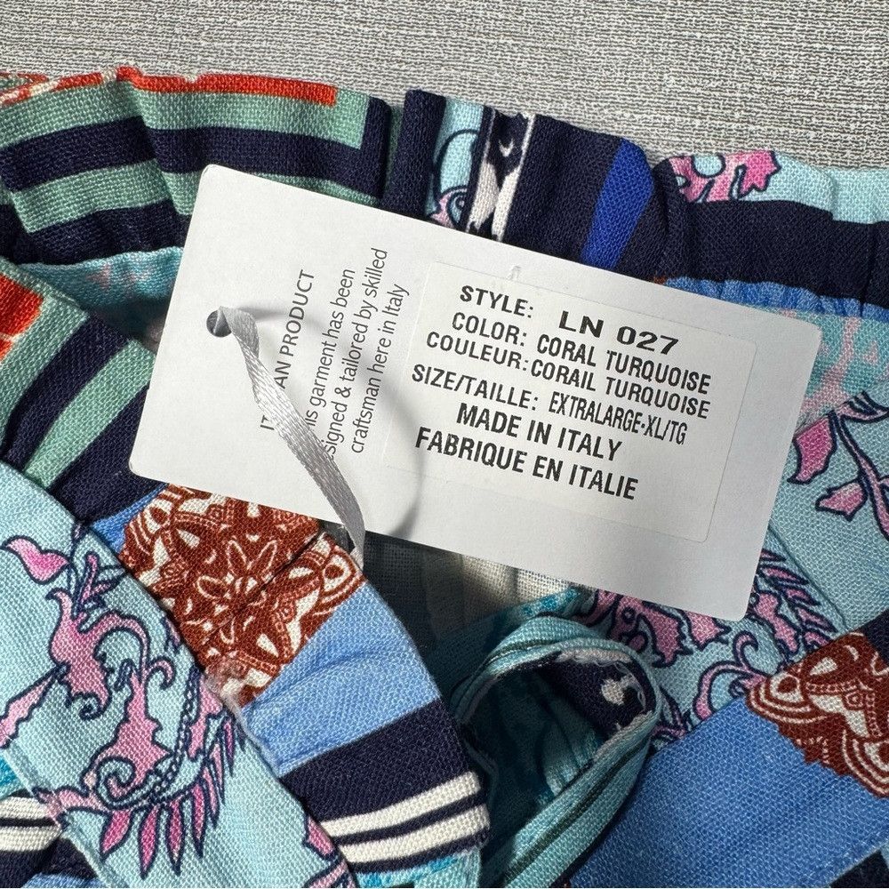 Other NWT New LA RAGAZZE Made In Italy Linen Blend Sleeveless Flo Size XL / US 12-14 / IT 48-50 - 8 Thumbnail