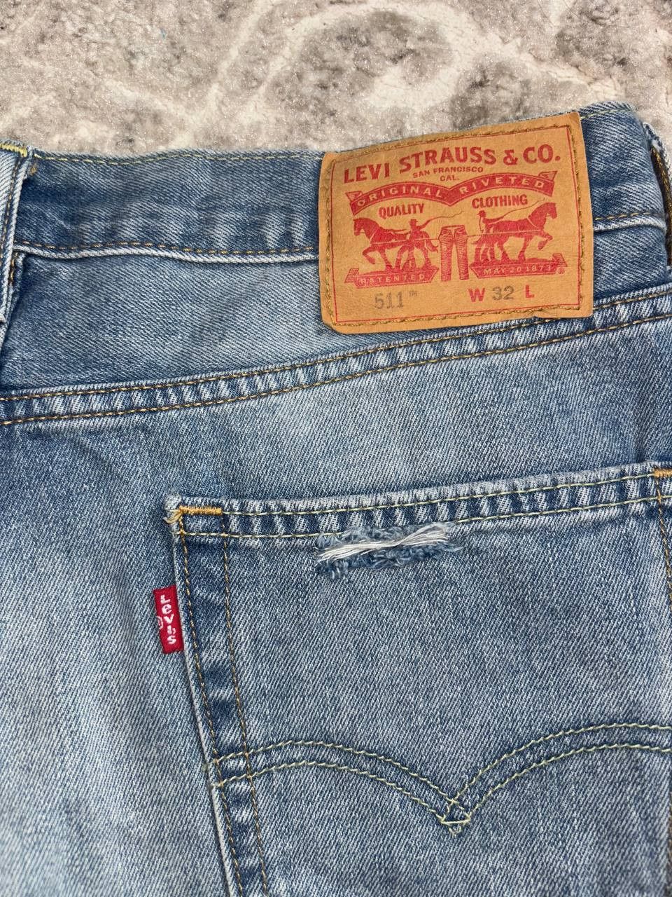 Levi's Levi’s 511 Shorts W32 Vintage Blue Size US 32 / EU 48 - 11 Thumbnail