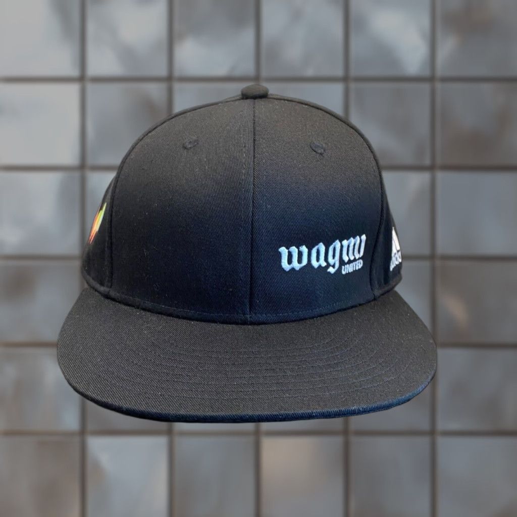 Adidas Wagmi United Adidas Hat Adult One Size Black Snapback Football Soccer SnowFro Size ONE SIZE - 1 Thumbnail
