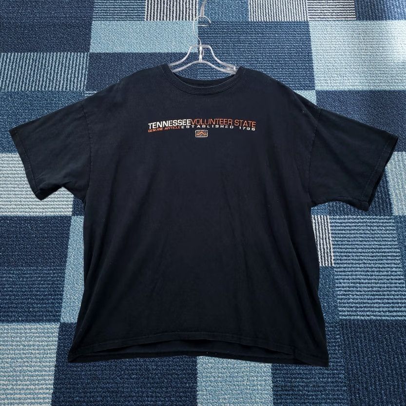 Vintage Prairie Mountain T-Shirt Blue Tennessee Volunteer State Men 2XL XXL Short Sleeve Size US XXL / EU 58 / 5 - 1 Thumbnail